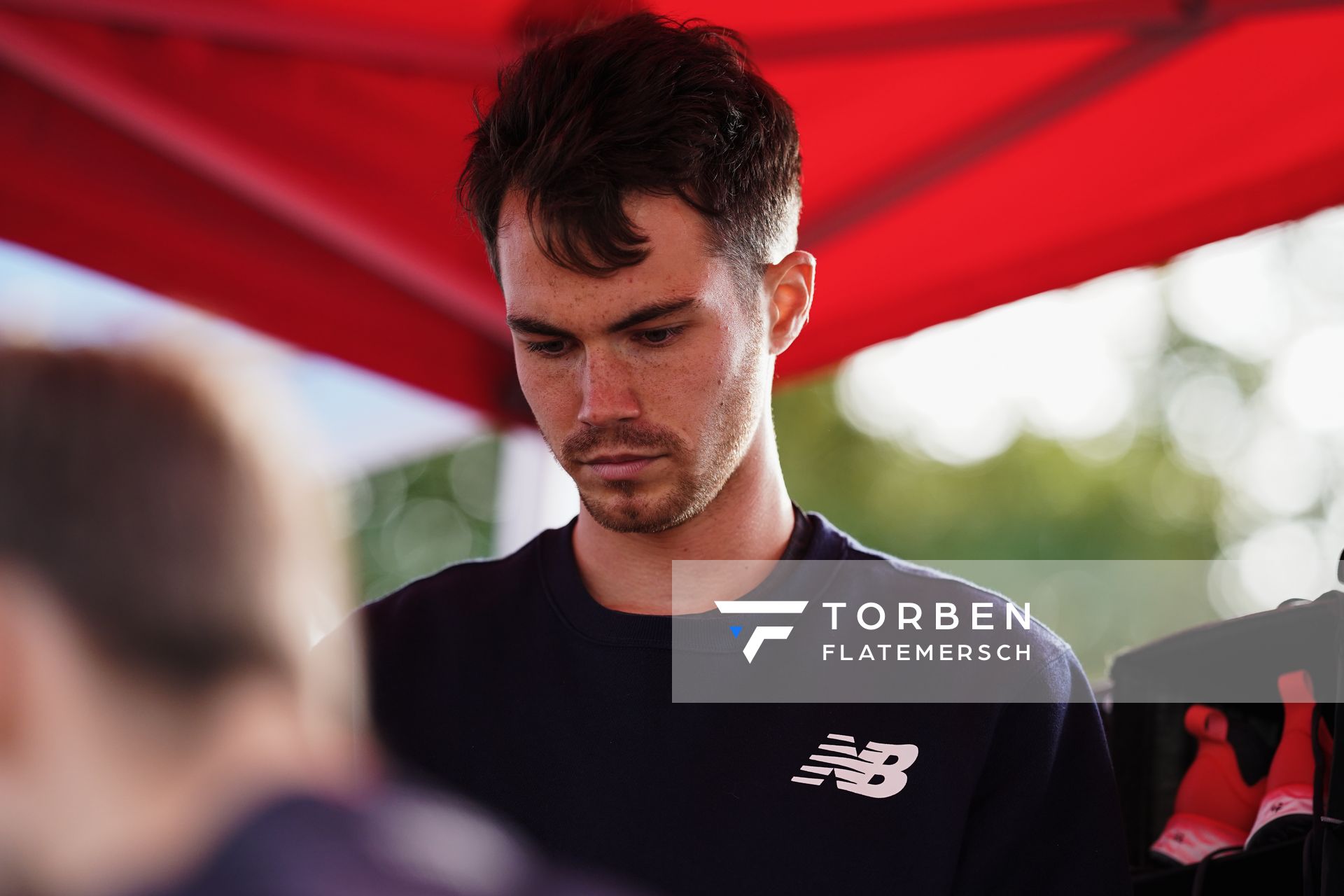 Marvin Dierker (LG Osnabrueck) am 02.10.2020 im Sportpark Gretesch beim Staffelwettkampf der LG Osnabrueck