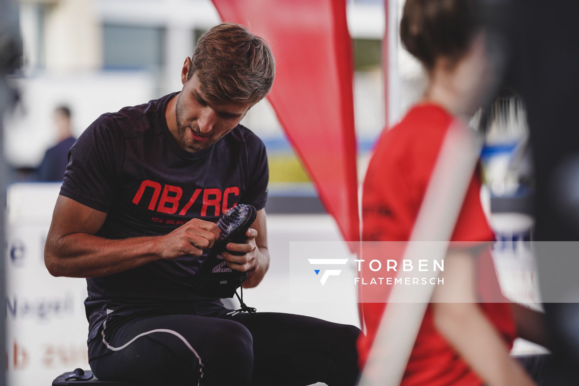 Fabian Dammermann (LG Osnabrueck) am 02.10.2020 im Sportpark Gretesch beim Staffelwettkampf der LG Osnabrueck