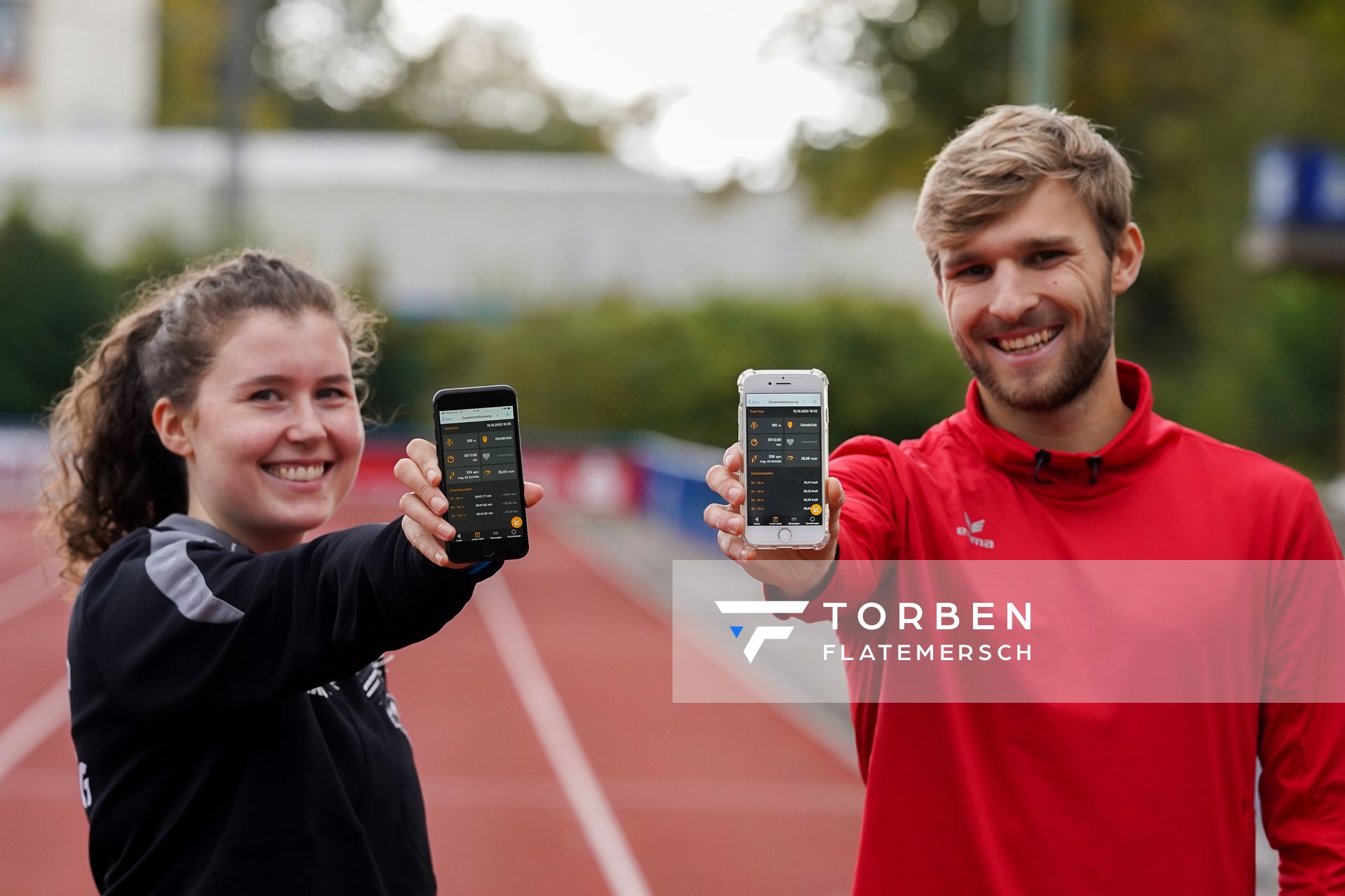 Smartrack-App im Portrait am 15.10.2020 im Sportpark Gretesch