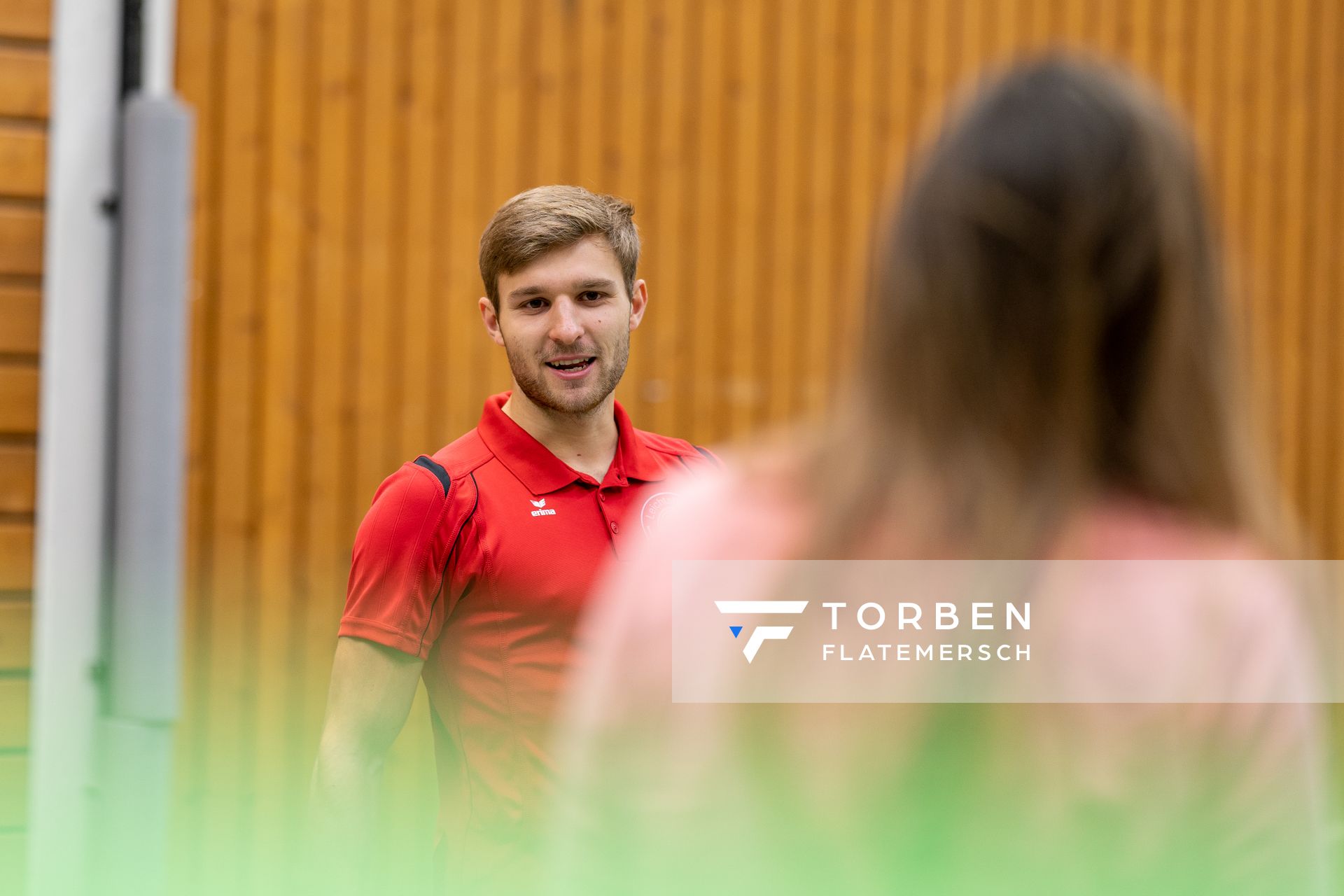 Fabian Dammermann (LG Osnabrueck) am 14.12.2020 beim SAT.1 Dreh: Training in Coronazeiten.