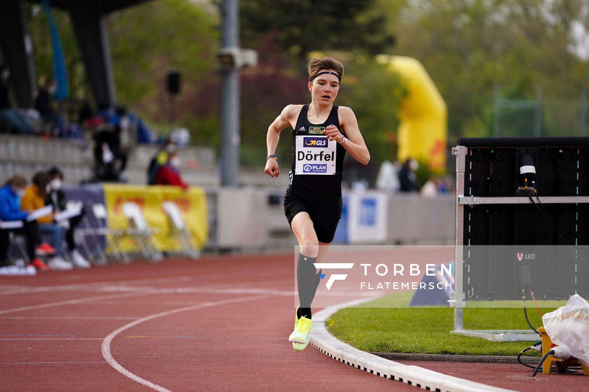 Blanka Doerfel (SCC Berlin) am 01.05.2021 waehrend der Deutschen Meisterschaften Langstrecke im Otto-Schott-Sportzentrum in Mainz
