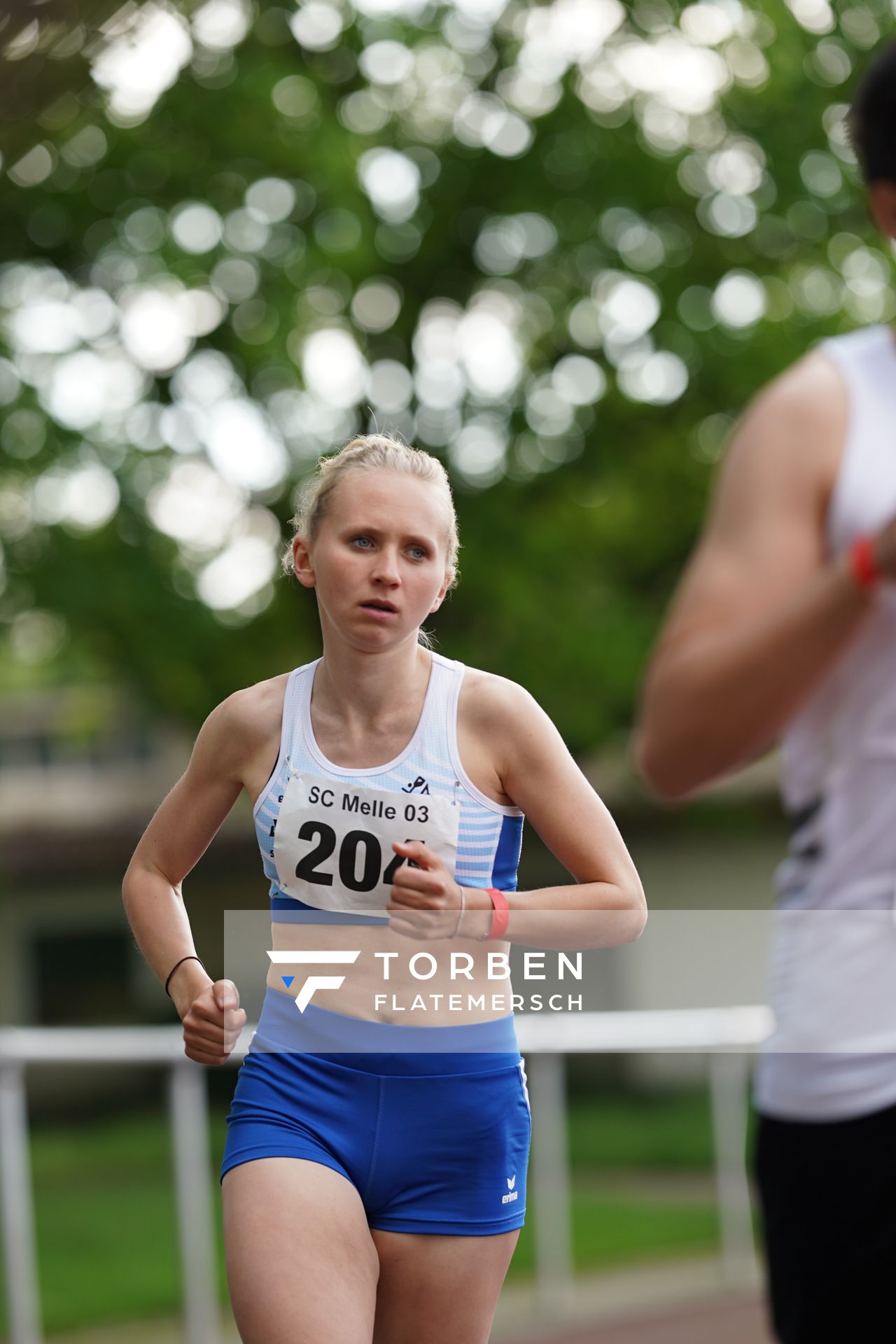 Sophie Weymann (OTB Osnabrueck) am 29.05.2021 waehrend des Frank Ruediger Sportfestes auf dem Carl-Starcke-Platz in Melle