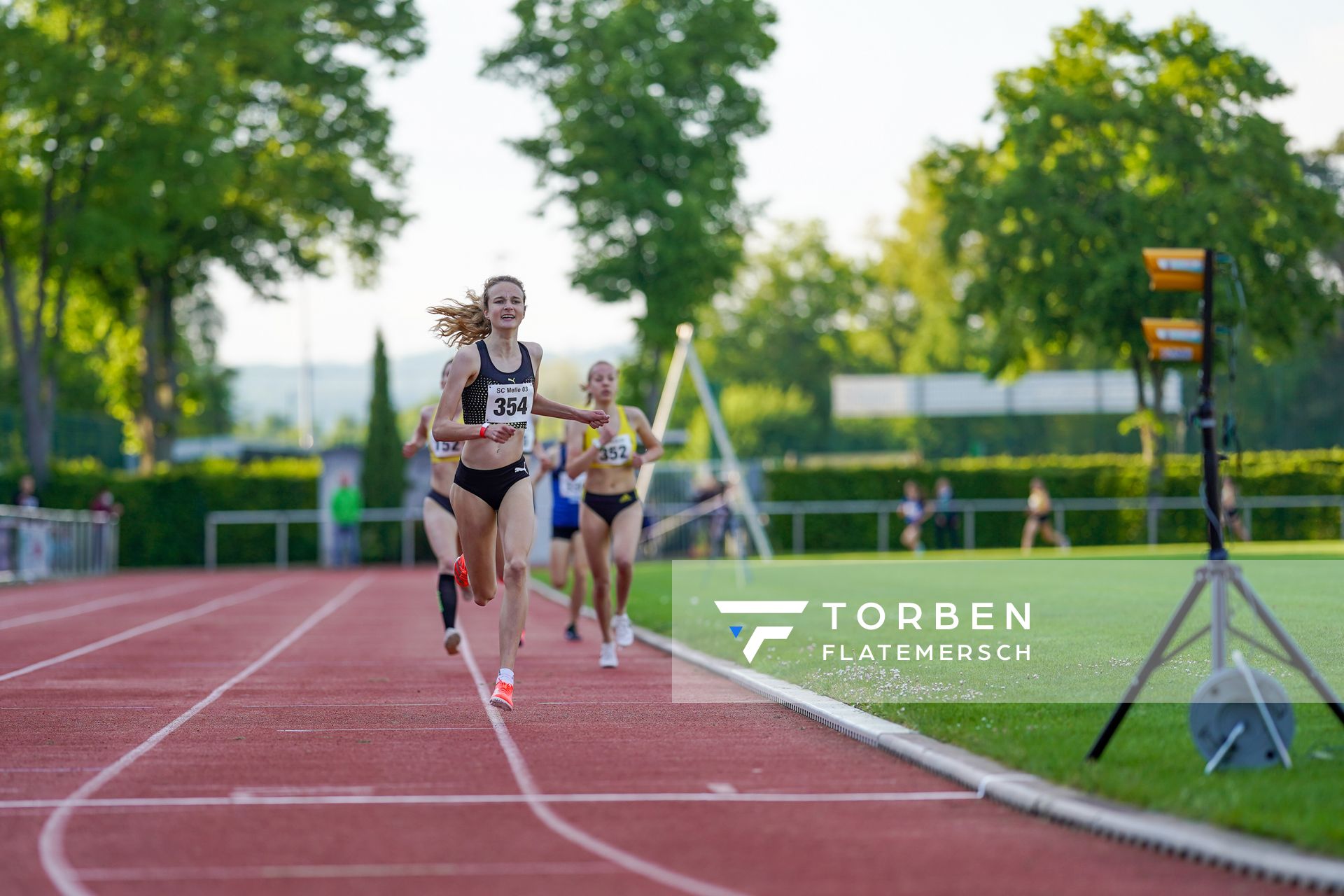 Xenia Krebs (VfL Loeningen) am 29.05.2021 waehrend des Frank Ruediger Sportfestes auf dem Carl-Starcke-Platz in Melle