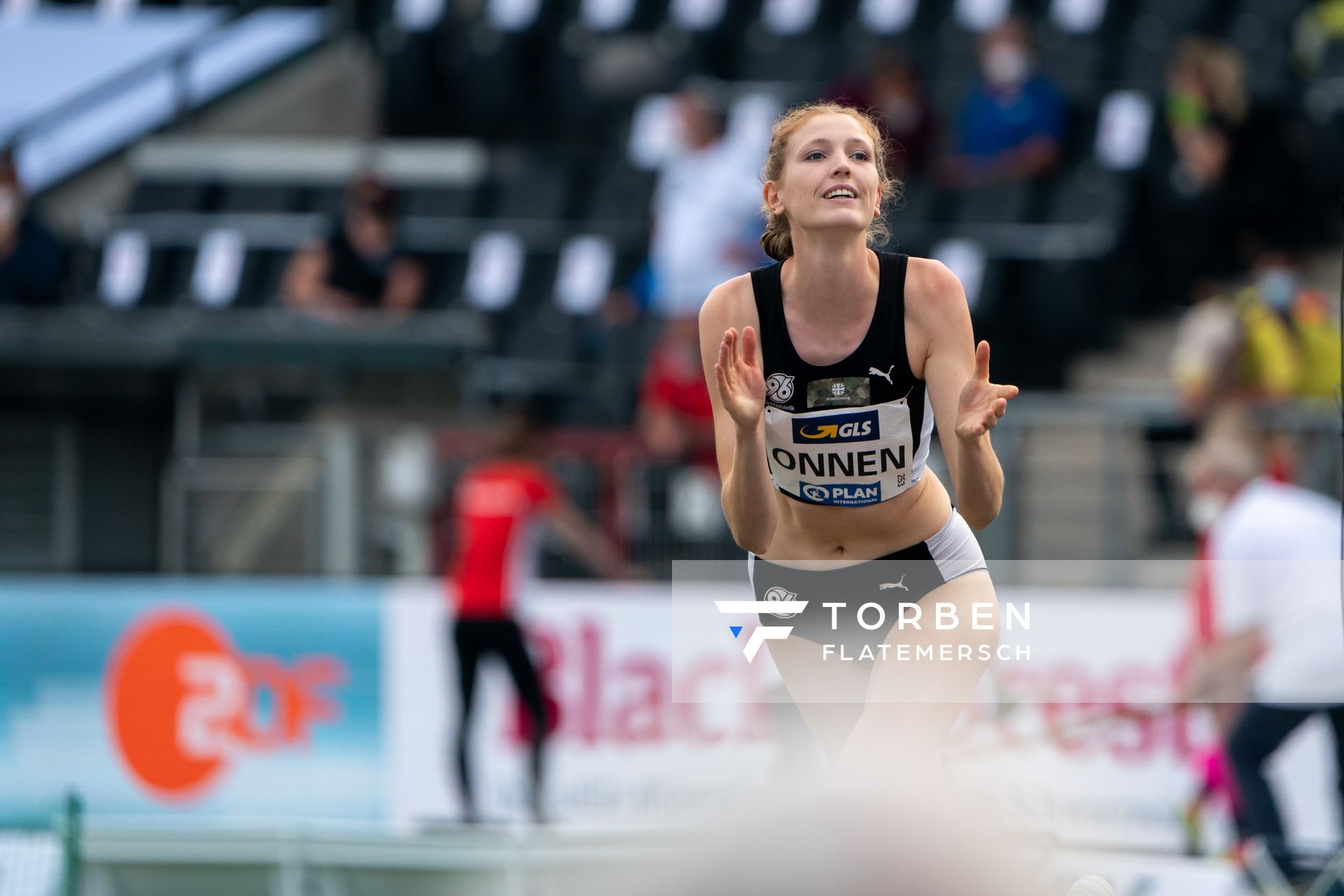 Imke Onnen (Hannover 96) am 05.06.2021 waehrend den deutschen Leichtathletik-Meisterschaften 2021 im Eintracht-Stadion in Braunschweig