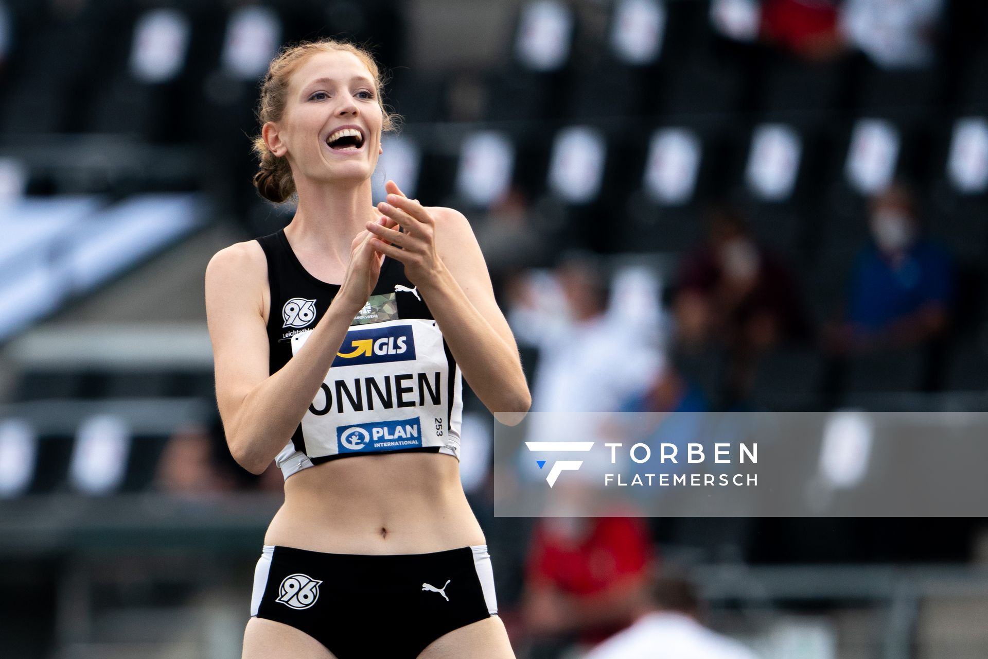 Imke Onnen (Hannover 96) am 05.06.2021 waehrend den deutschen Leichtathletik-Meisterschaften 2021 im Eintracht-Stadion in Braunschweig