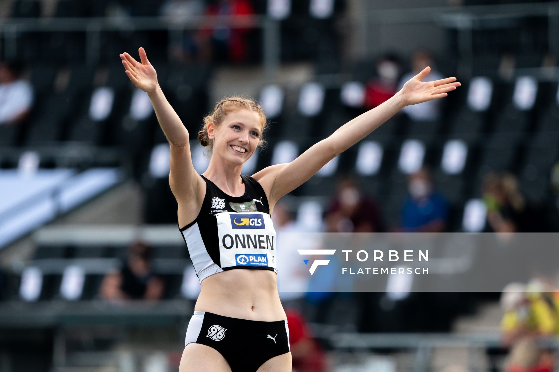 Imke Onnen (Hannover 96) am 05.06.2021 waehrend den deutschen Leichtathletik-Meisterschaften 2021 im Eintracht-Stadion in Braunschweig