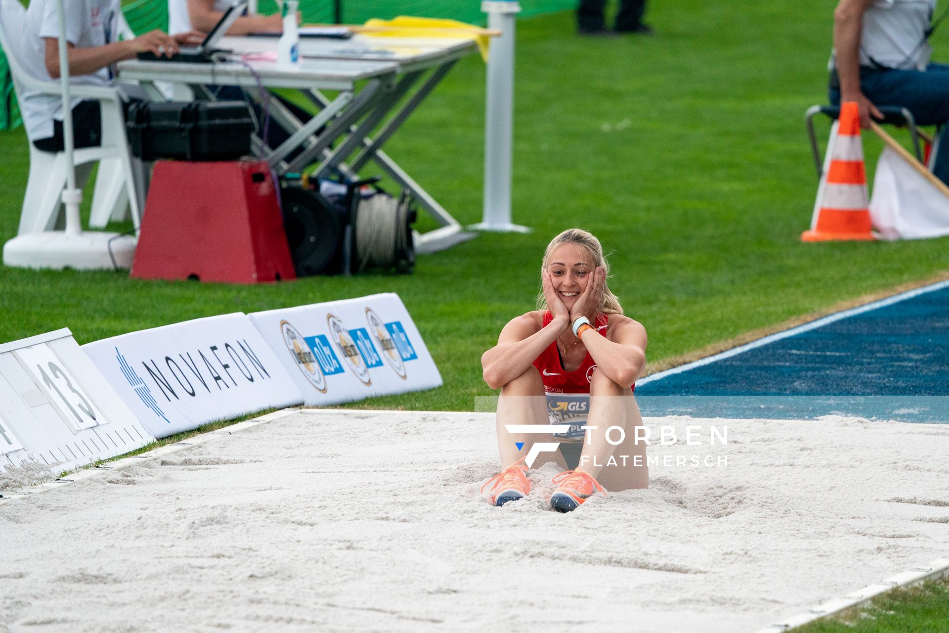 Kristin Gierisch (TSV Bayer 04 Leverkusen) am 05.06.2021 waehrend den deutschen Leichtathletik-Meisterschaften 2021 im Eintracht-Stadion in Braunschweig