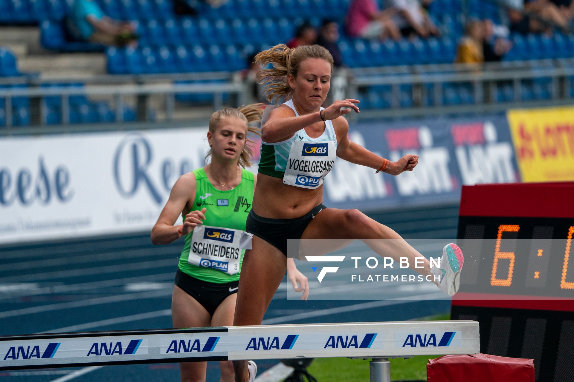 Lisa Vogelgesang (Eintracht Hildesheim) am 05.06.2021 waehrend den deutschen Leichtathletik-Meisterschaften 2021 im Eintracht-Stadion in Braunschweig