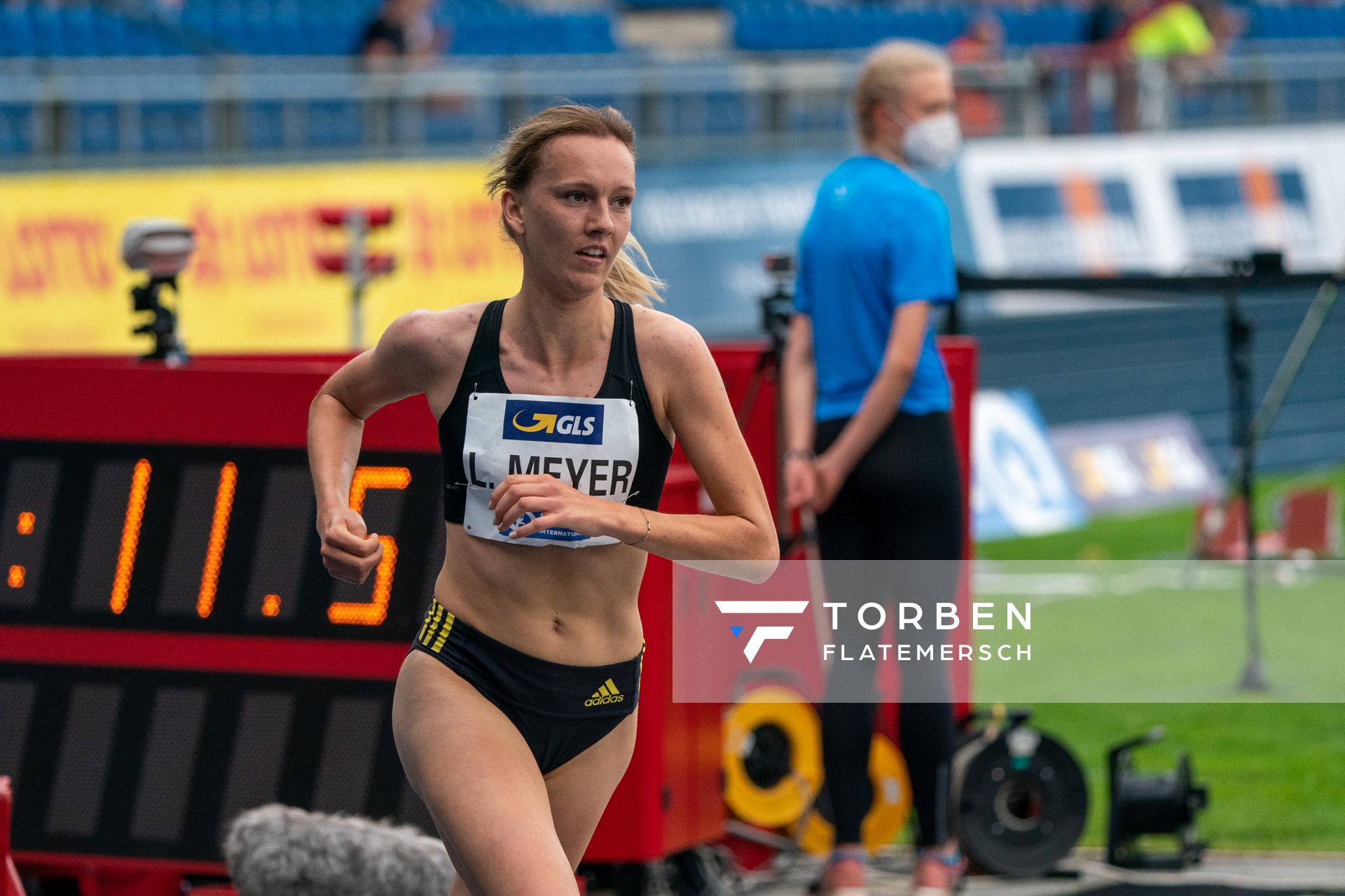 Lea Meyer (VfL Loeningen) am 05.06.2021 waehrend den deutschen Leichtathletik-Meisterschaften 2021 im Eintracht-Stadion in Braunschweig