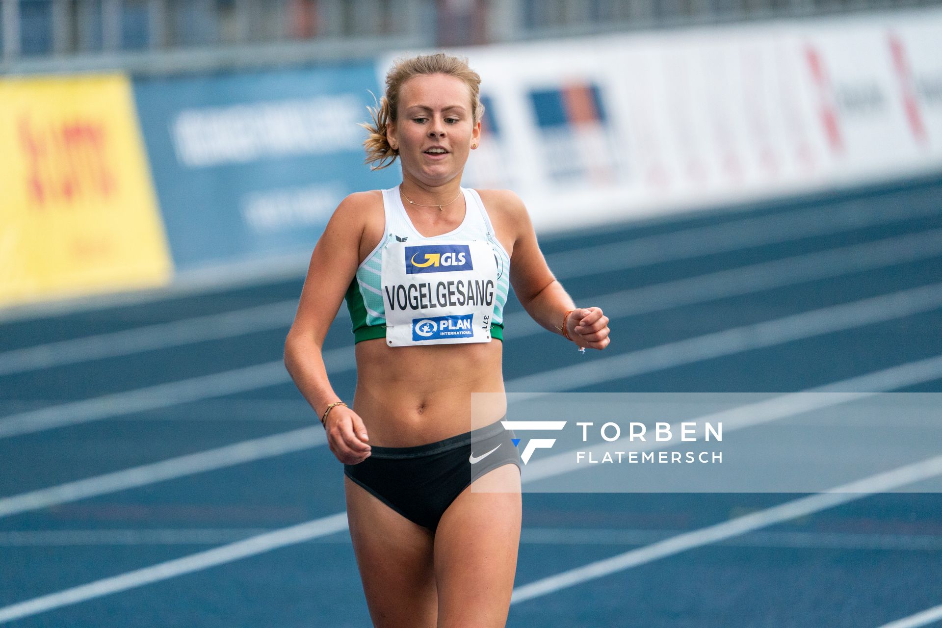 Lisa Vogelgesang (Eintracht Hildesheim) am 05.06.2021 waehrend den deutschen Leichtathletik-Meisterschaften 2021 im Eintracht-Stadion in Braunschweig
