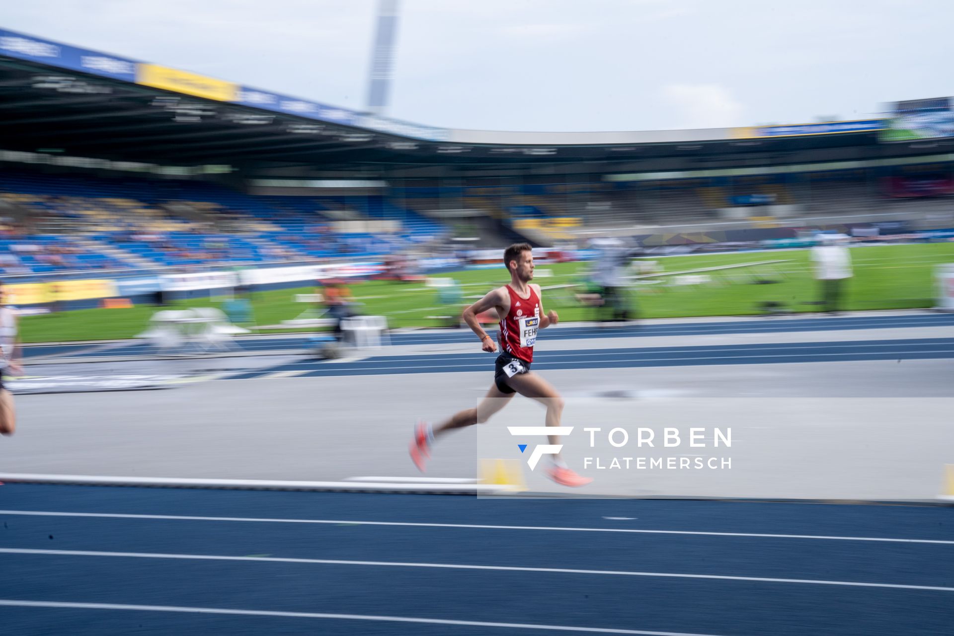 Marcel Fehr (LG Filstal) am 05.06.2021 waehrend den deutschen Leichtathletik-Meisterschaften 2021 im Eintracht-Stadion in Braunschweig