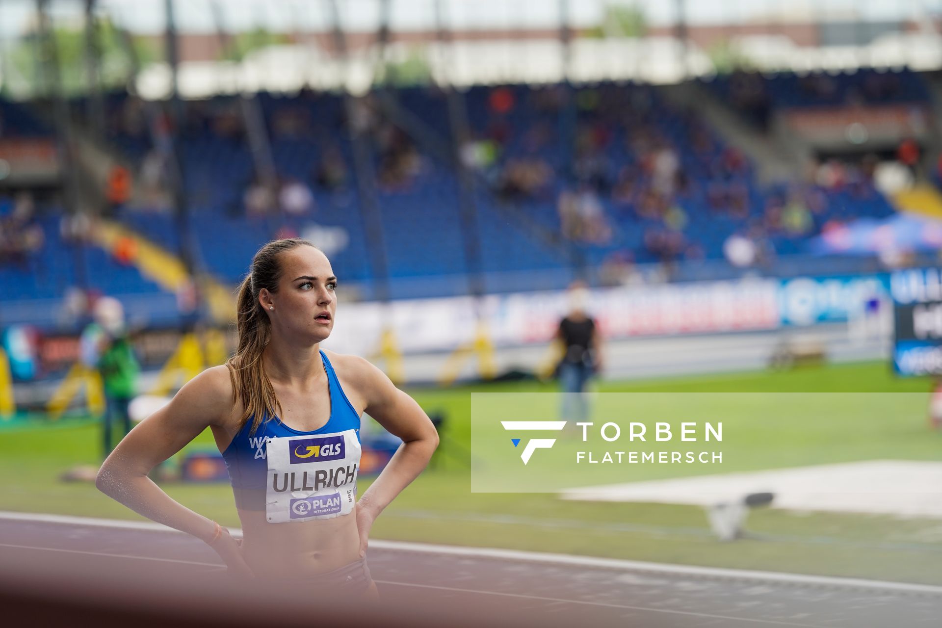 Sophie Ullrich (Wiesbadener LV) am 05.06.2021 waehrend den deutschen Leichtathletik-Meisterschaften 2021 im Eintracht-Stadion in Braunschweig