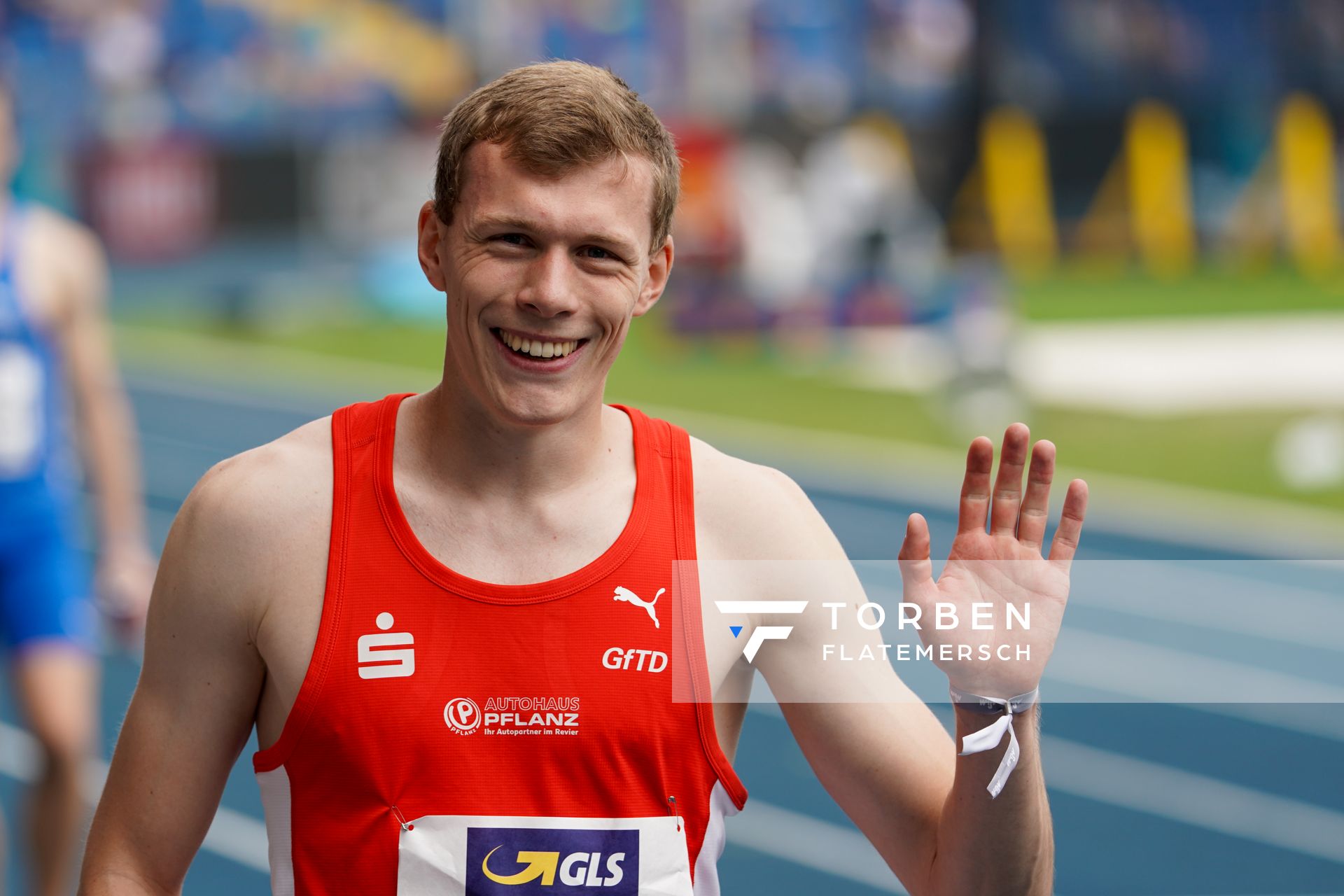 Henrik Krause (LG Olympia Dortmund) am 05.06.2021 waehrend den deutschen Leichtathletik-Meisterschaften 2021 im Eintracht-Stadion in Braunschweig