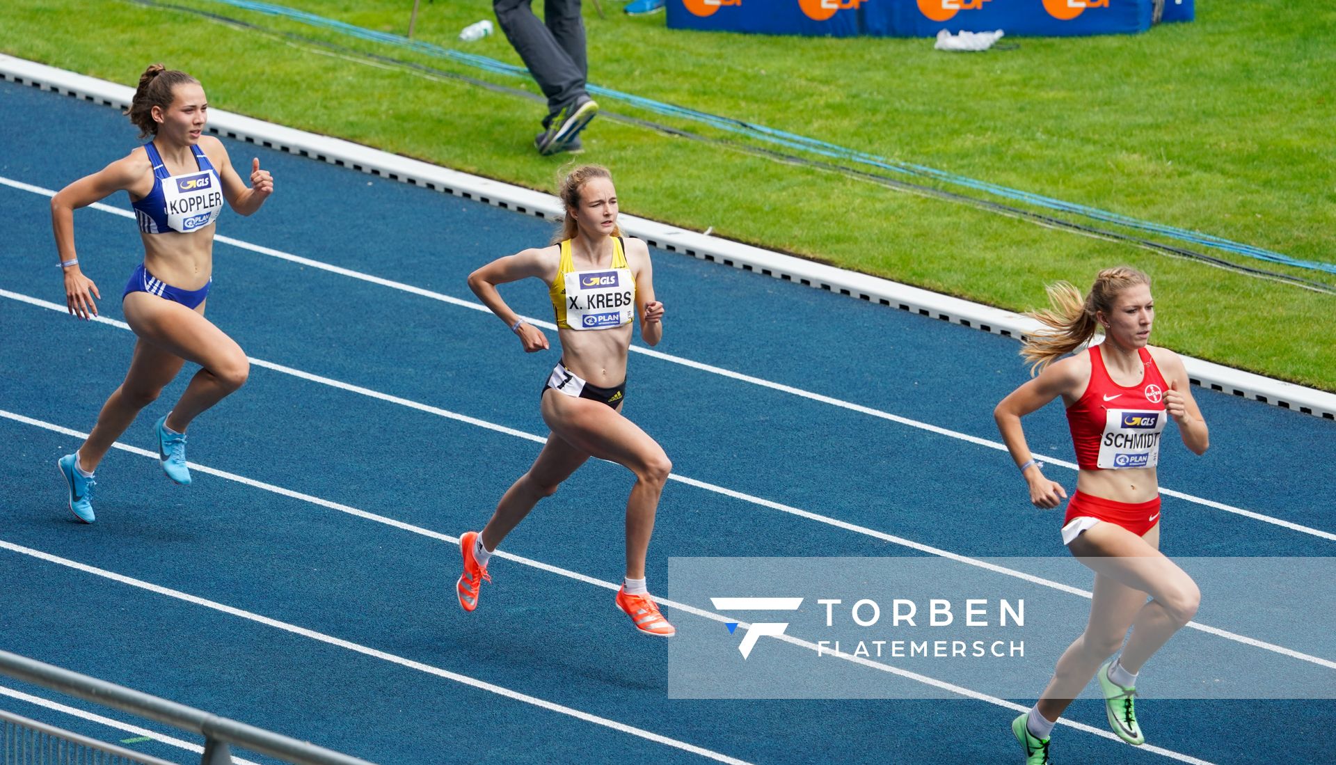 Xenia Krebs (VfL Loeningen) im 800m Vorlauf am 05.06.2021 waehrend den deutschen Leichtathletik-Meisterschaften 2021 im Eintracht-Stadion in Braunschweig