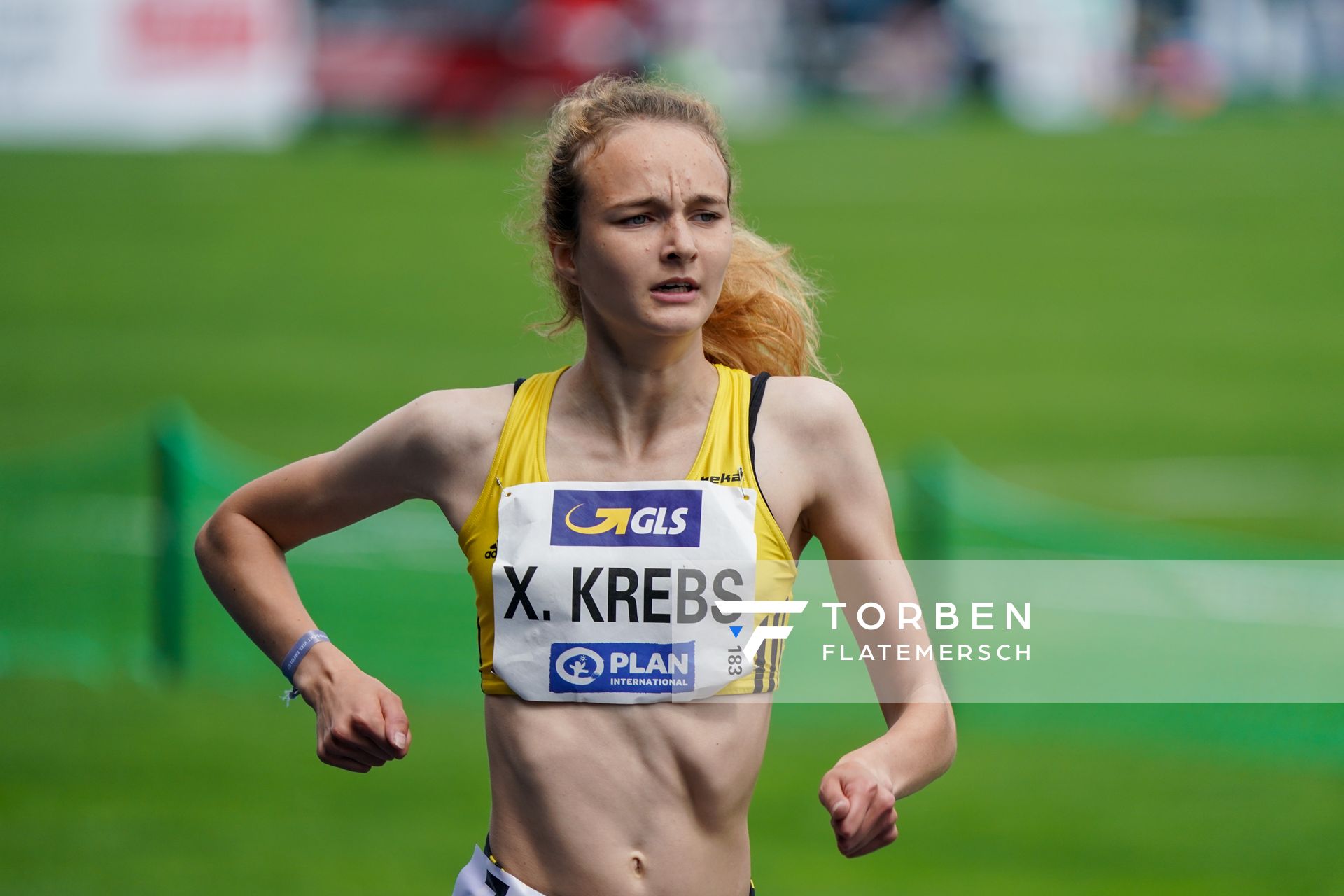 Xenia Krebs (VfL Loeningen) im 800m Vorlauf am 05.06.2021 waehrend den deutschen Leichtathletik-Meisterschaften 2021 im Eintracht-Stadion in Braunschweig