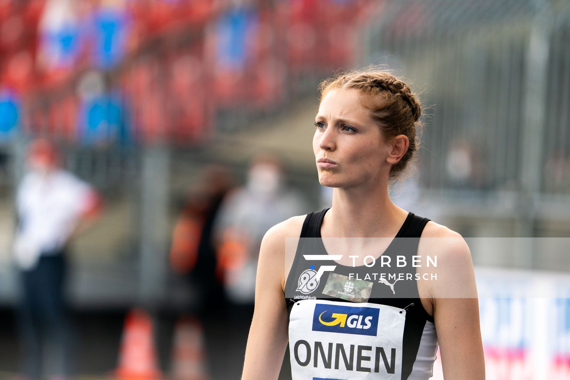 Imke Onnen (Hannover 96) am 05.06.2021 waehrend den deutschen Leichtathletik-Meisterschaften 2021 im Eintracht-Stadion in Braunschweig