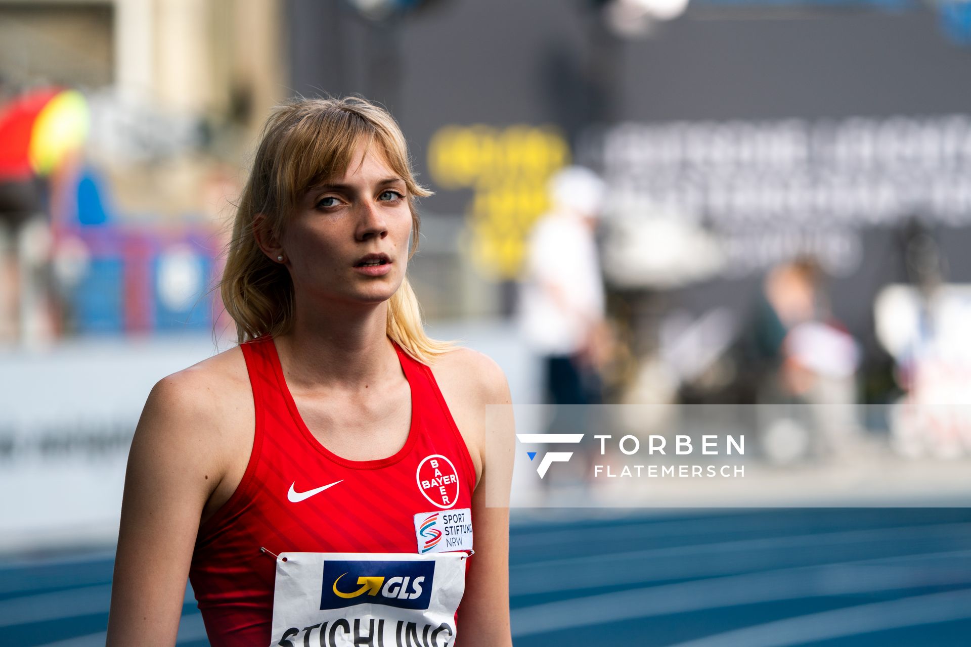 Bianca Stichling (TSV Bayer 04 Leverkusen) am 05.06.2021 waehrend den deutschen Leichtathletik-Meisterschaften 2021 im Eintracht-Stadion in Braunschweig