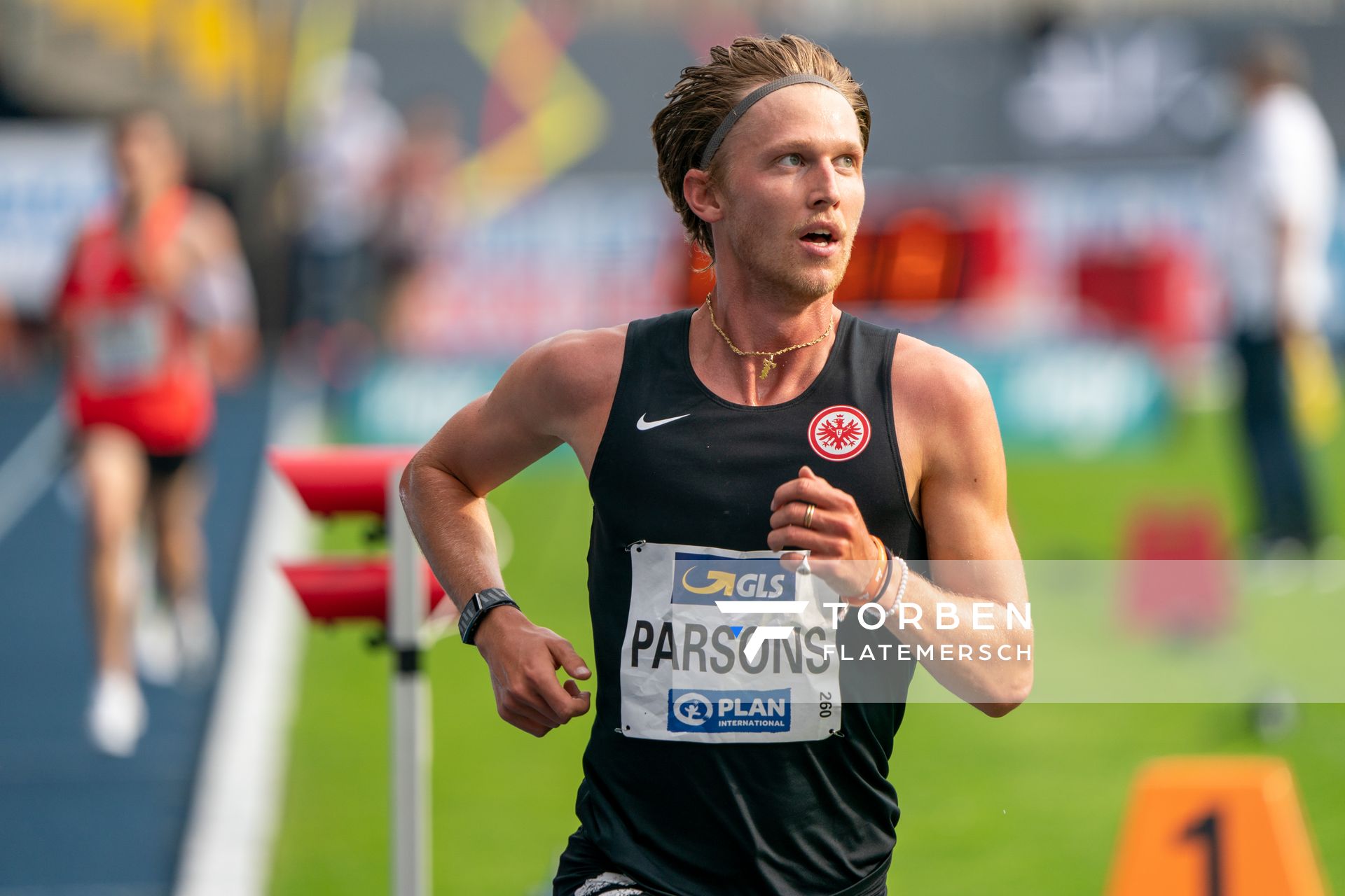 Sam Parsons (Eintracht Frankfurt e.V.) am 05.06.2021 waehrend den deutschen Leichtathletik-Meisterschaften 2021 im Eintracht-Stadion in Braunschweig