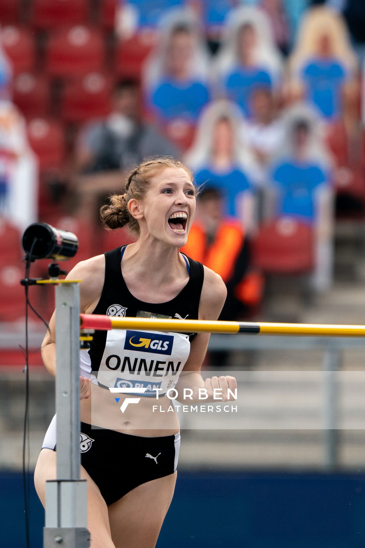 Imke Onnen (Hannover 96) am 05.06.2021 waehrend den deutschen Leichtathletik-Meisterschaften 2021 im Eintracht-Stadion in Braunschweig