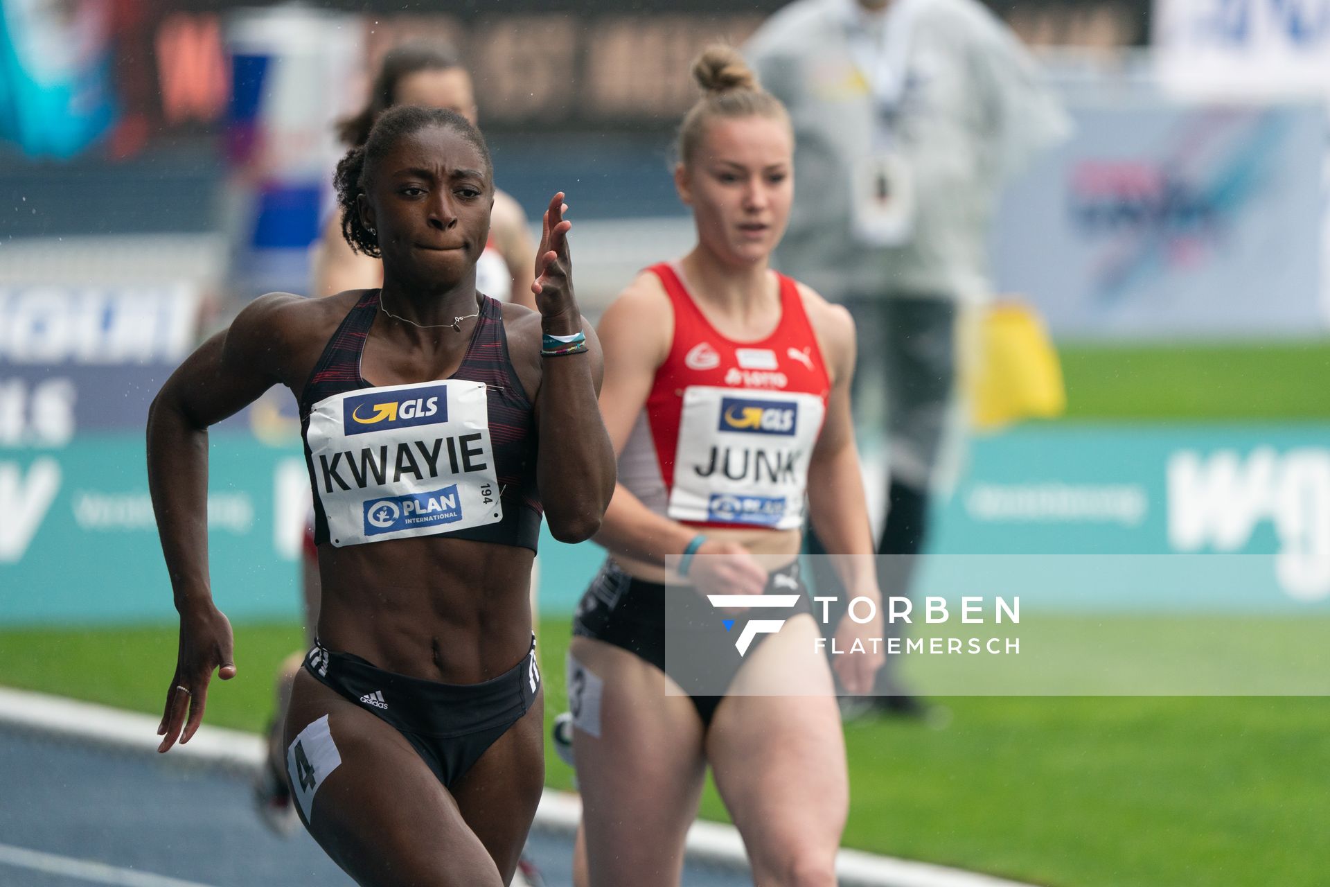 Lisa Marie Kwayie (Neukoellner SF) am 06.06.2021 waehrend den deutschen Leichtathletik-Meisterschaften 2021 im Eintracht-Stadion in Braunschweig