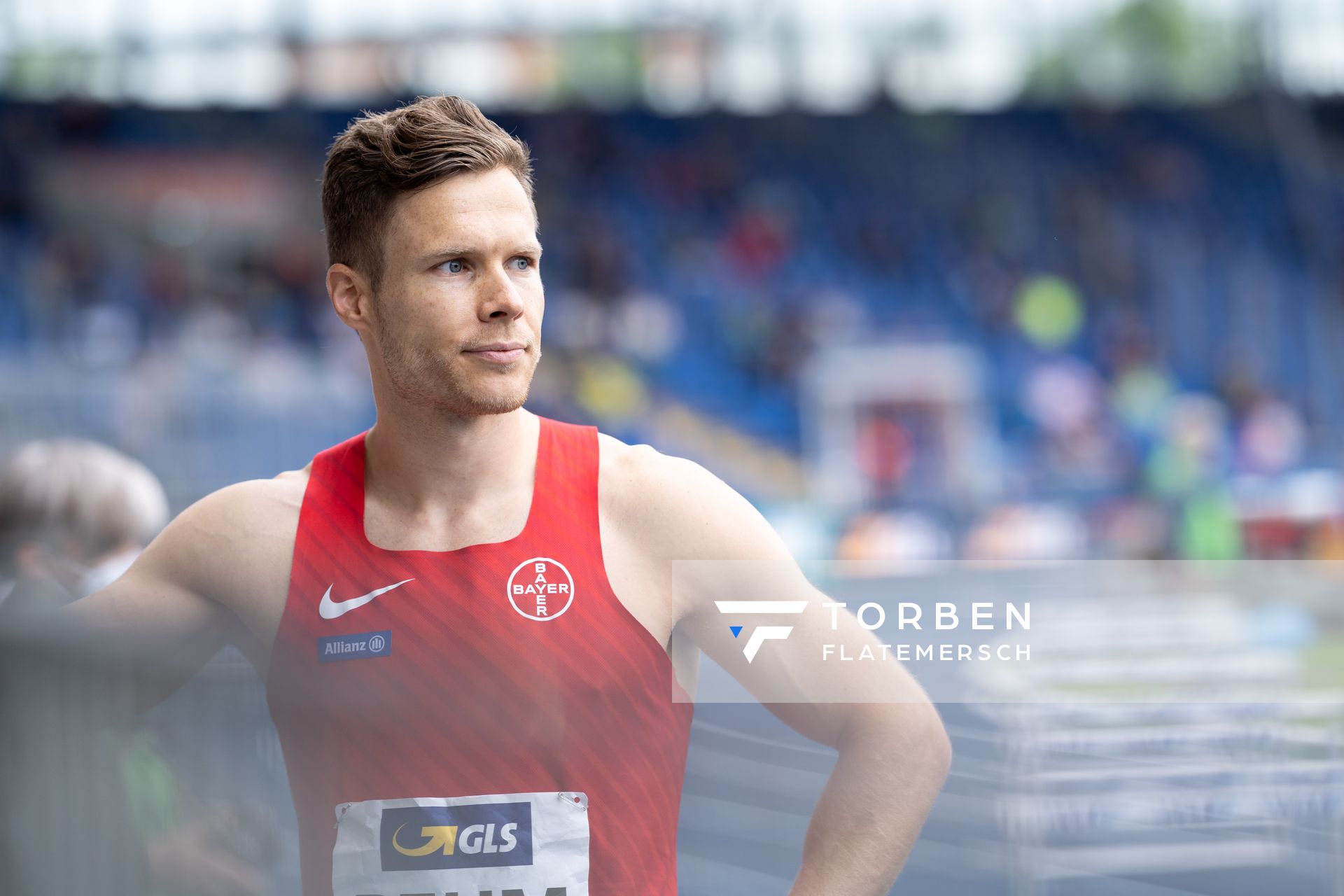 Markus Rehm (TSV Bayer 04 Leverkusen) am 06.06.2021 waehrend den deutschen Leichtathletik-Meisterschaften 2021 im Eintracht-Stadion in Braunschweig