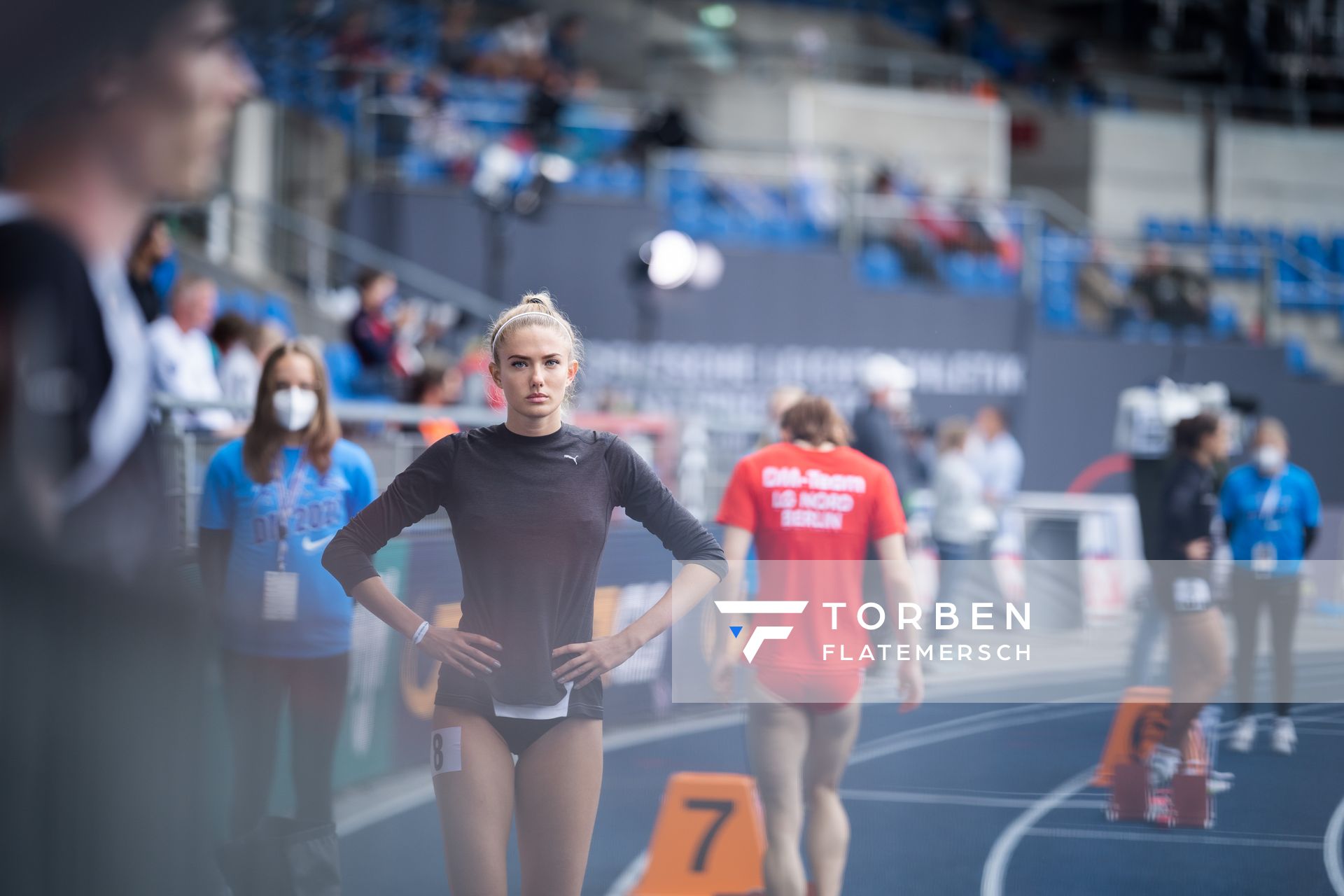 Alica Schmidt (SCC Berlin) am 06.06.2021 waehrend den deutschen Leichtathletik-Meisterschaften 2021 im Eintracht-Stadion in Braunschweig