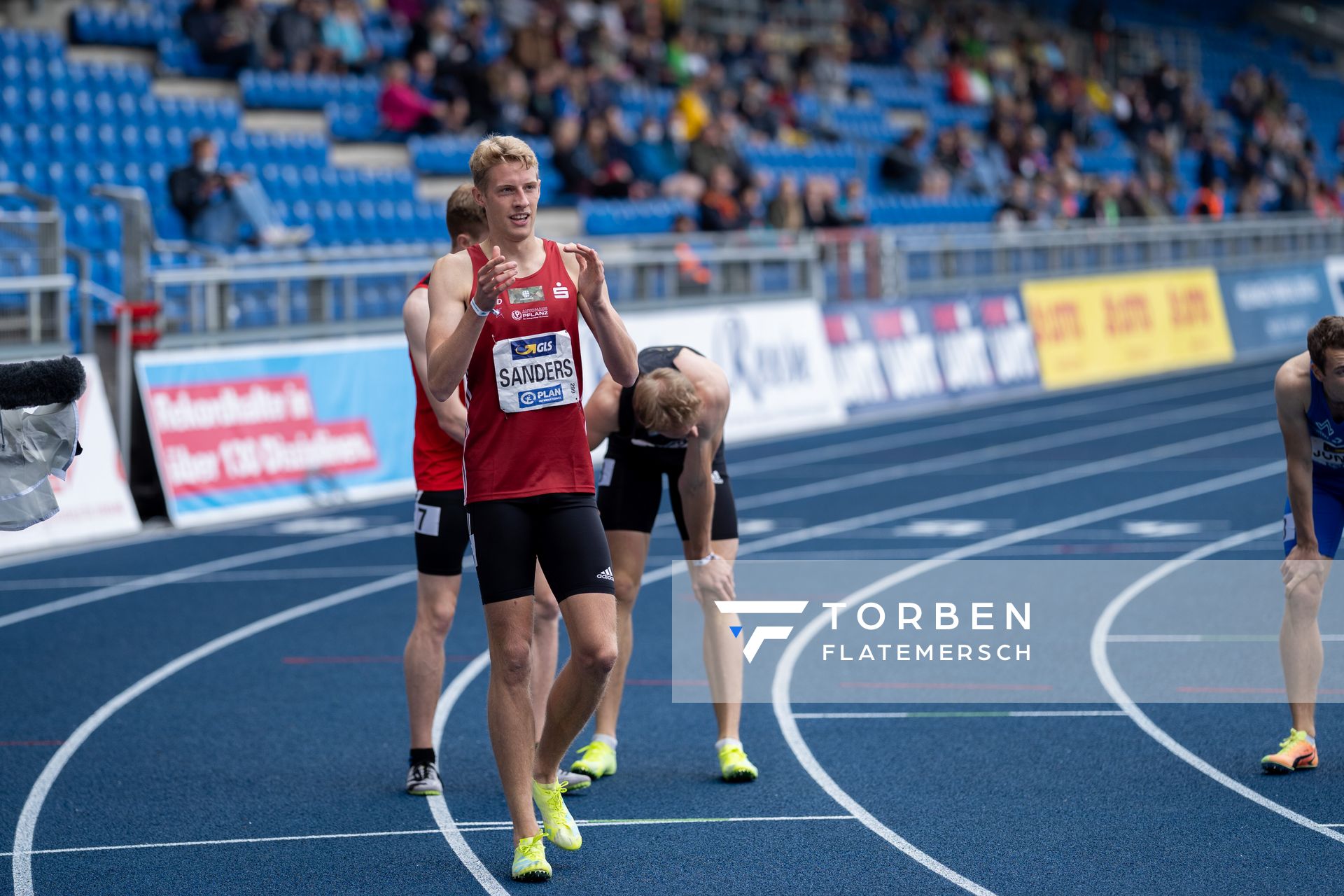 Manuel Sanders (LG Olympia Dortmund) am 06.06.2021 waehrend den deutschen Leichtathletik-Meisterschaften 2021 im Eintracht-Stadion in Braunschweig