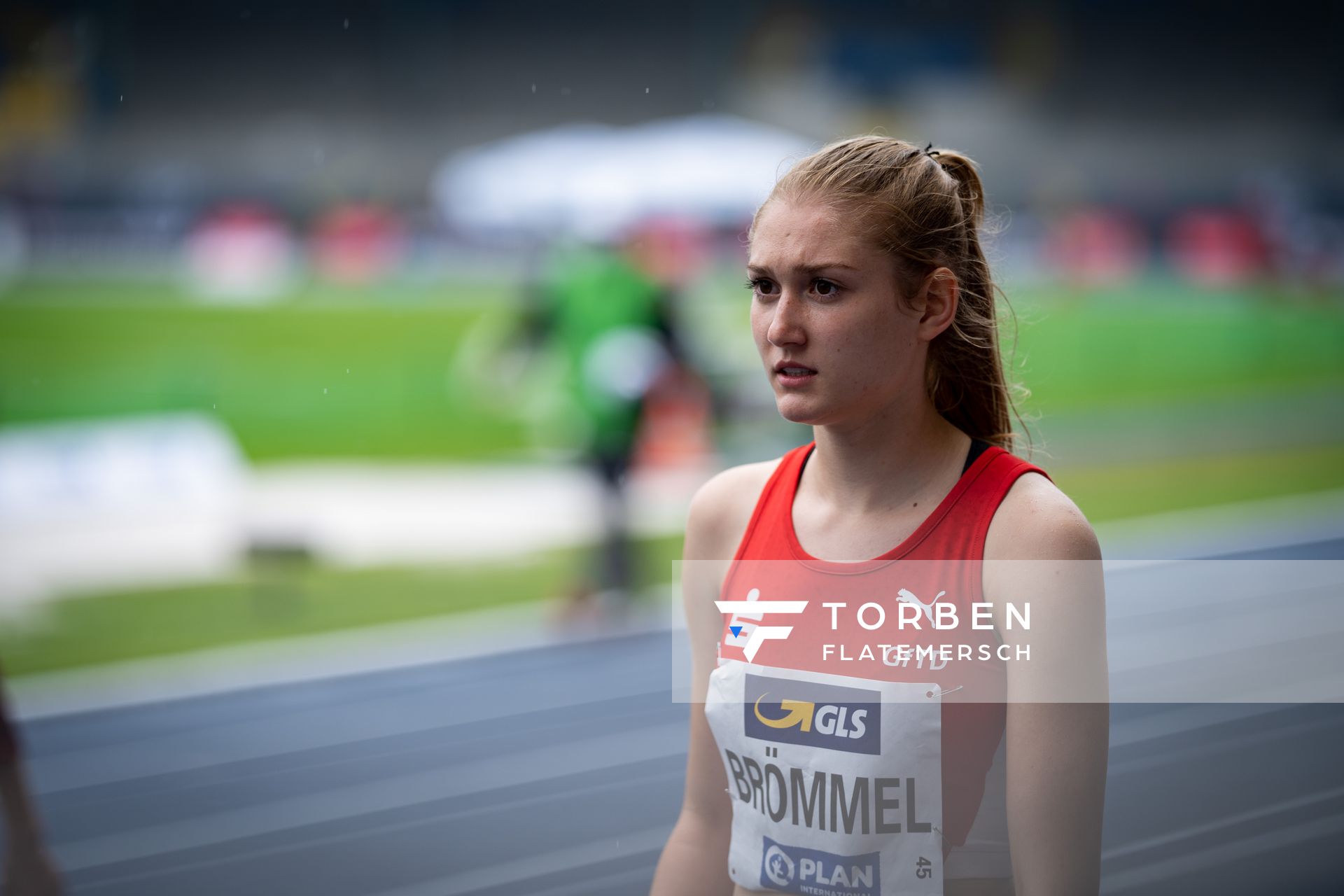 Rahel Broemmel (LG Olympia Dortmund) am 06.06.2021 waehrend den deutschen Leichtathletik-Meisterschaften 2021 im Eintracht-Stadion in Braunschweig