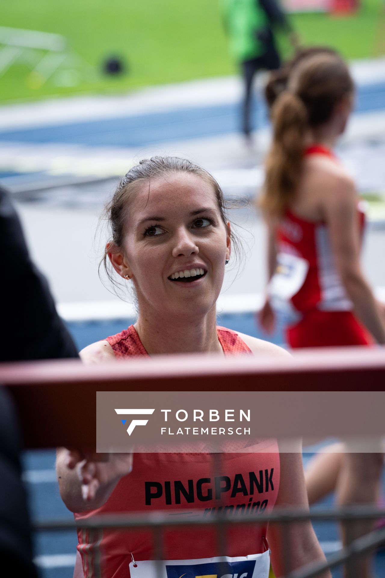 Svenja Pingpank (Hannover Athletics) am 06.06.2021 waehrend den deutschen Leichtathletik-Meisterschaften 2021 im Eintracht-Stadion in Braunschweig