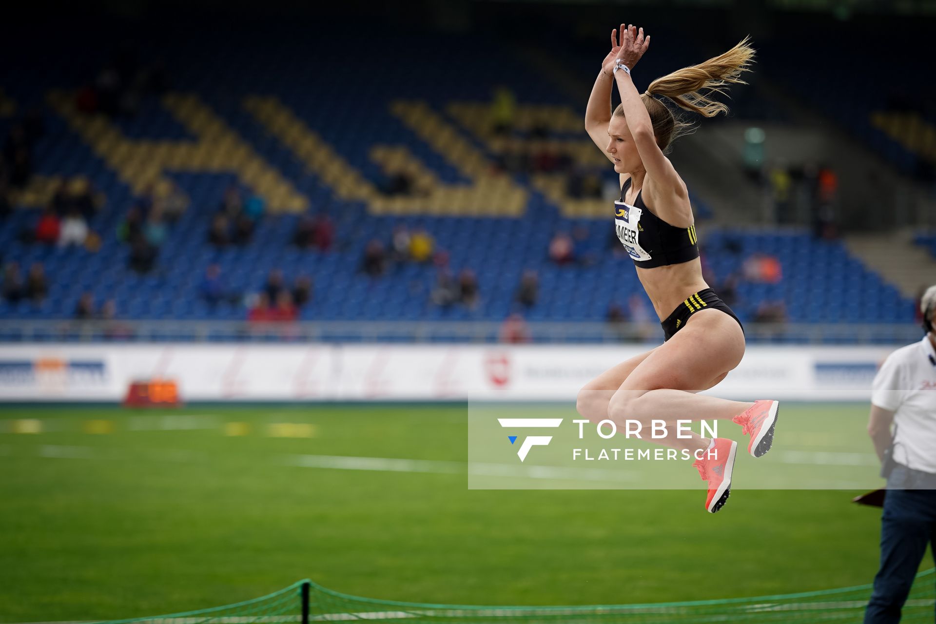 Merle Homeier (LG Goettingen) am 06.06.2021 waehrend den deutschen Leichtathletik-Meisterschaften 2021 im Eintracht-Stadion in Braunschweig