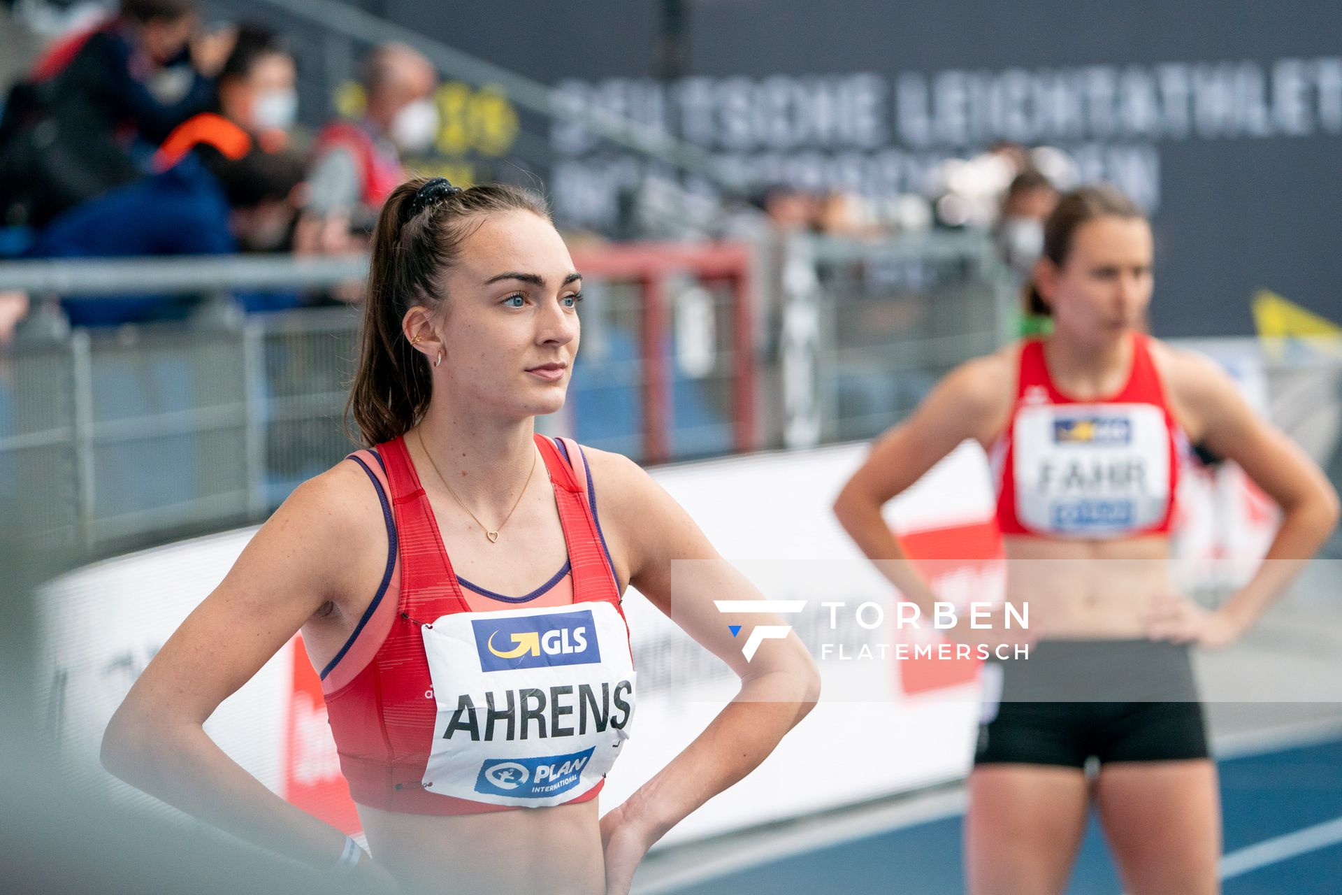 Lea Ahrens (VfL Eintracht Hannover) am 06.06.2021 waehrend den deutschen Leichtathletik-Meisterschaften 2021 im Eintracht-Stadion in Braunschweig