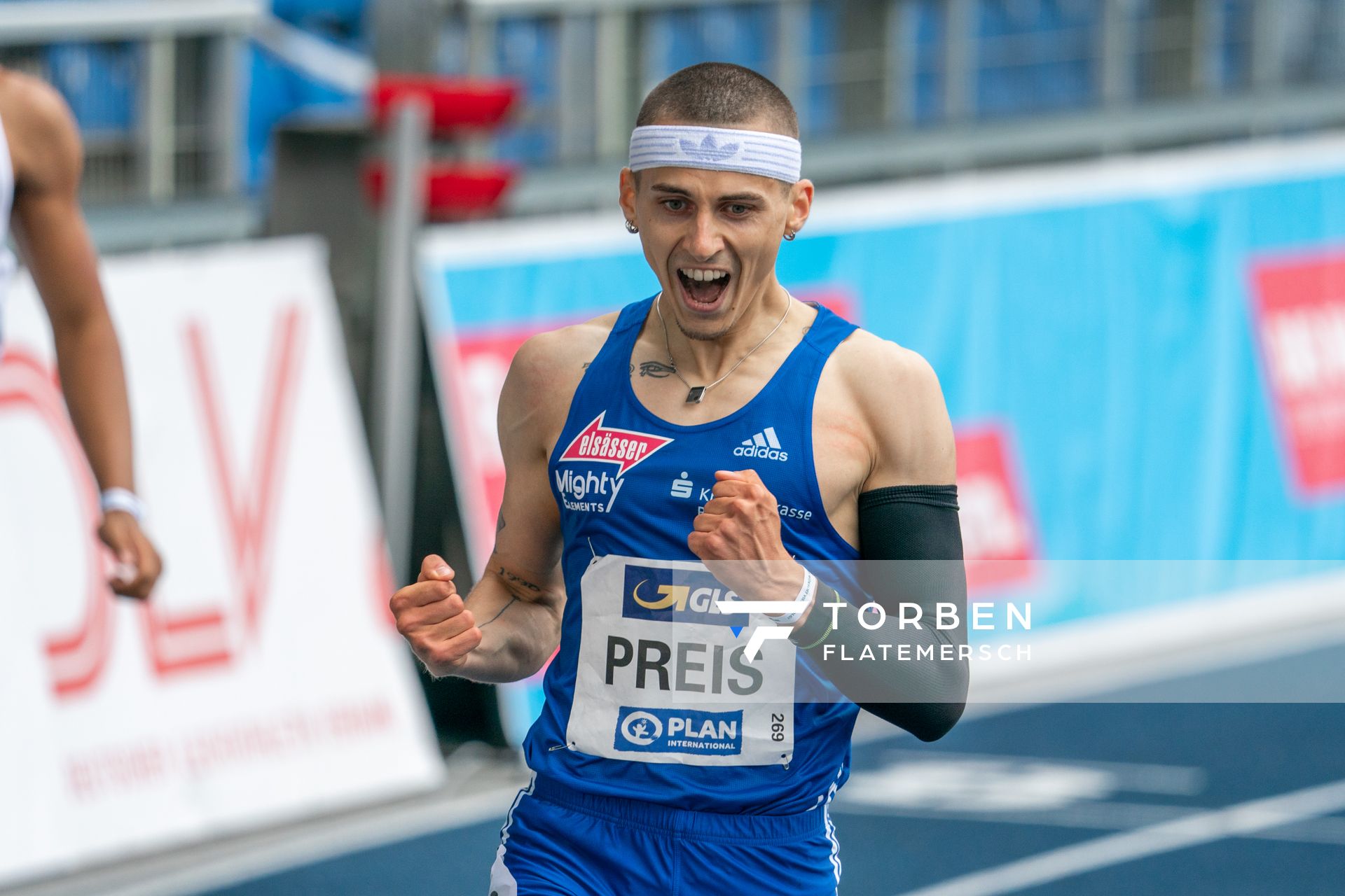 Constantin Preis (VfL Sindelfingen) am 06.06.2021 waehrend den deutschen Leichtathletik-Meisterschaften 2021 im Eintracht-Stadion in Braunschweig