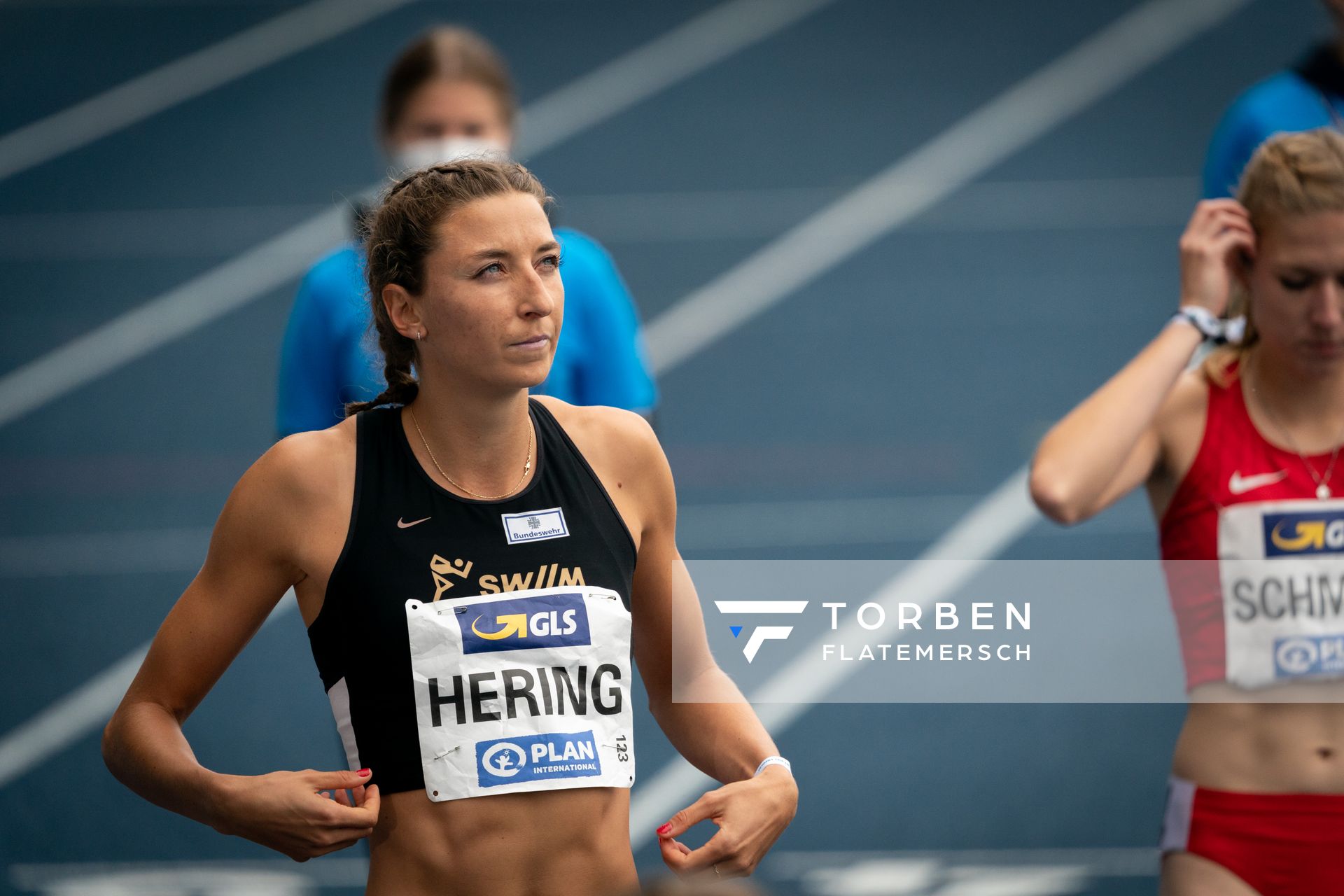 Christina Hering (LG Stadtwerke Muenchen) am 06.06.2021 waehrend den deutschen Leichtathletik-Meisterschaften 2021 im Eintracht-Stadion in Braunschweig