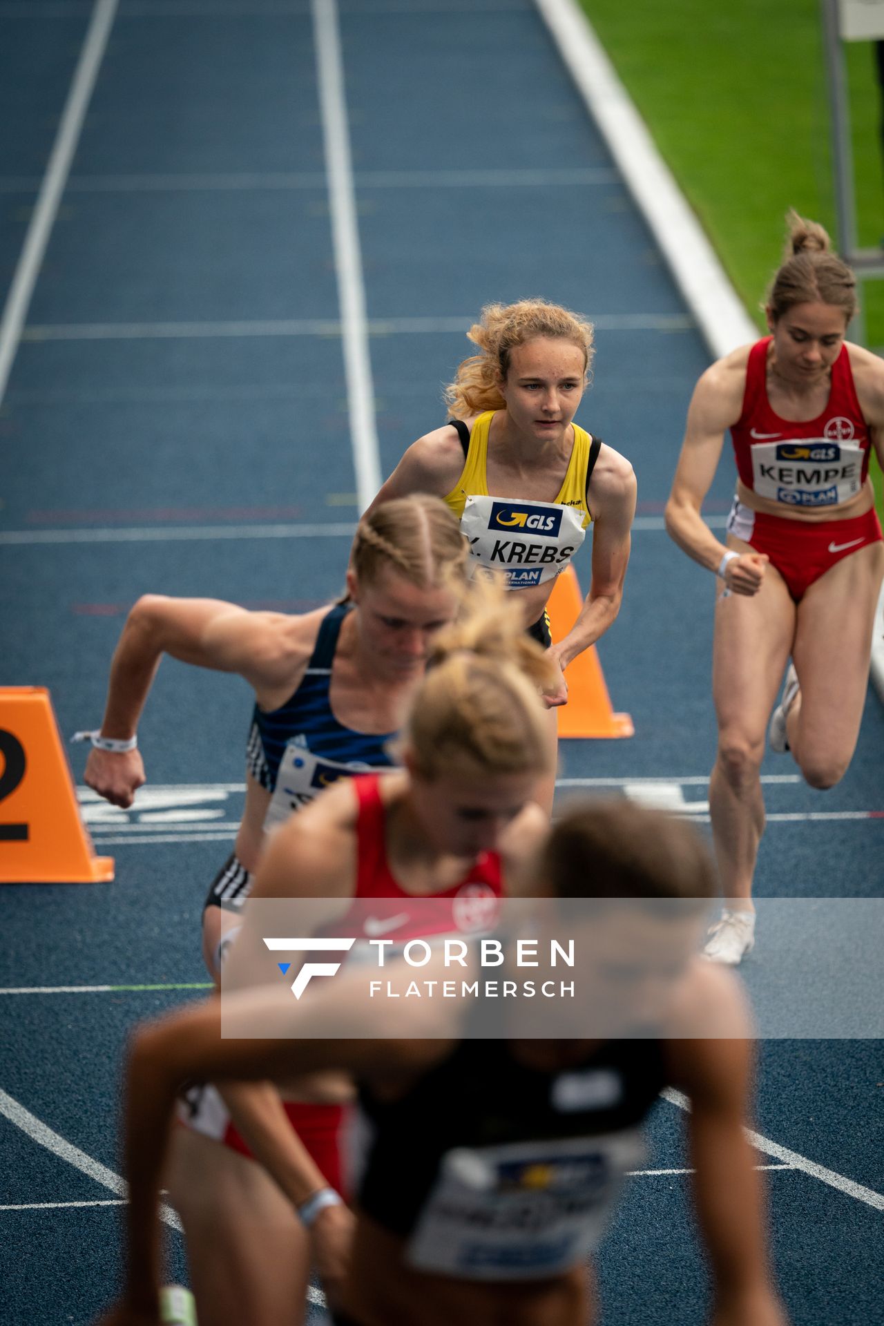 Xenia Krebs (VfL Loeningen) am 06.06.2021 waehrend den deutschen Leichtathletik-Meisterschaften 2021 im Eintracht-Stadion in Braunschweig
