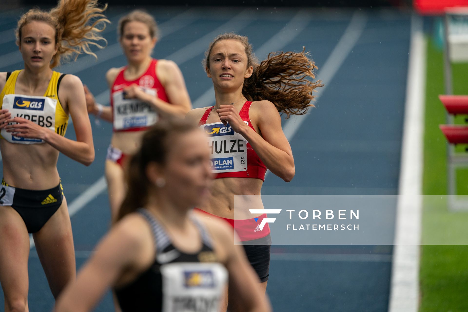 Sarah Fleur Schulze (VfL Eintracht Hannover) am 06.06.2021 waehrend den deutschen Leichtathletik-Meisterschaften 2021 im Eintracht-Stadion in Braunschweig