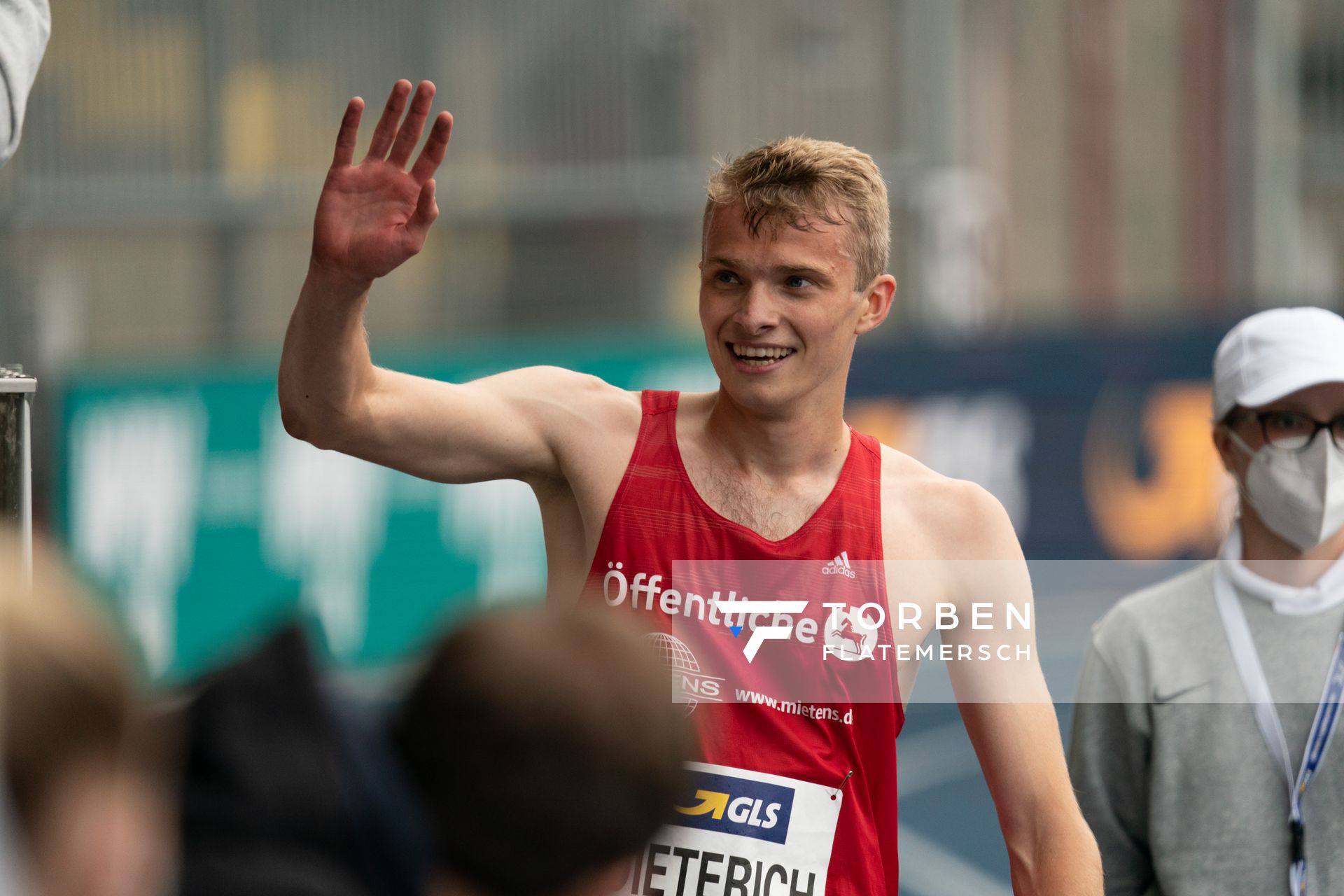 Max Dieterich (LG Braunschweig) am 06.06.2021 waehrend den deutschen Leichtathletik-Meisterschaften 2021 im Eintracht-Stadion in Braunschweig