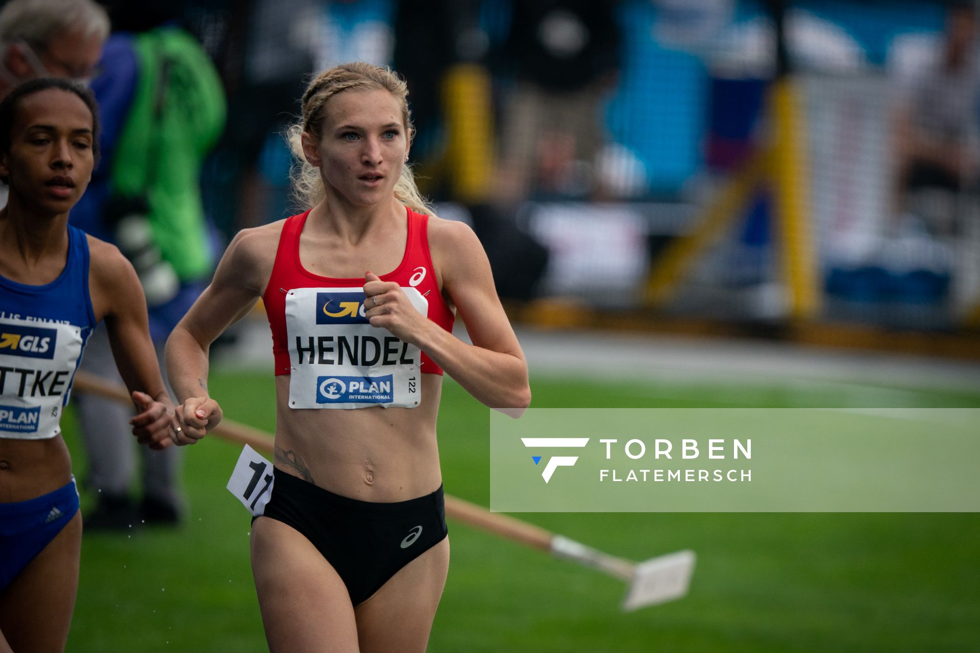 Kristina Hendel (LG Braunschweig) am 06.06.2021 waehrend den deutschen Leichtathletik-Meisterschaften 2021 im Eintracht-Stadion in Braunschweig