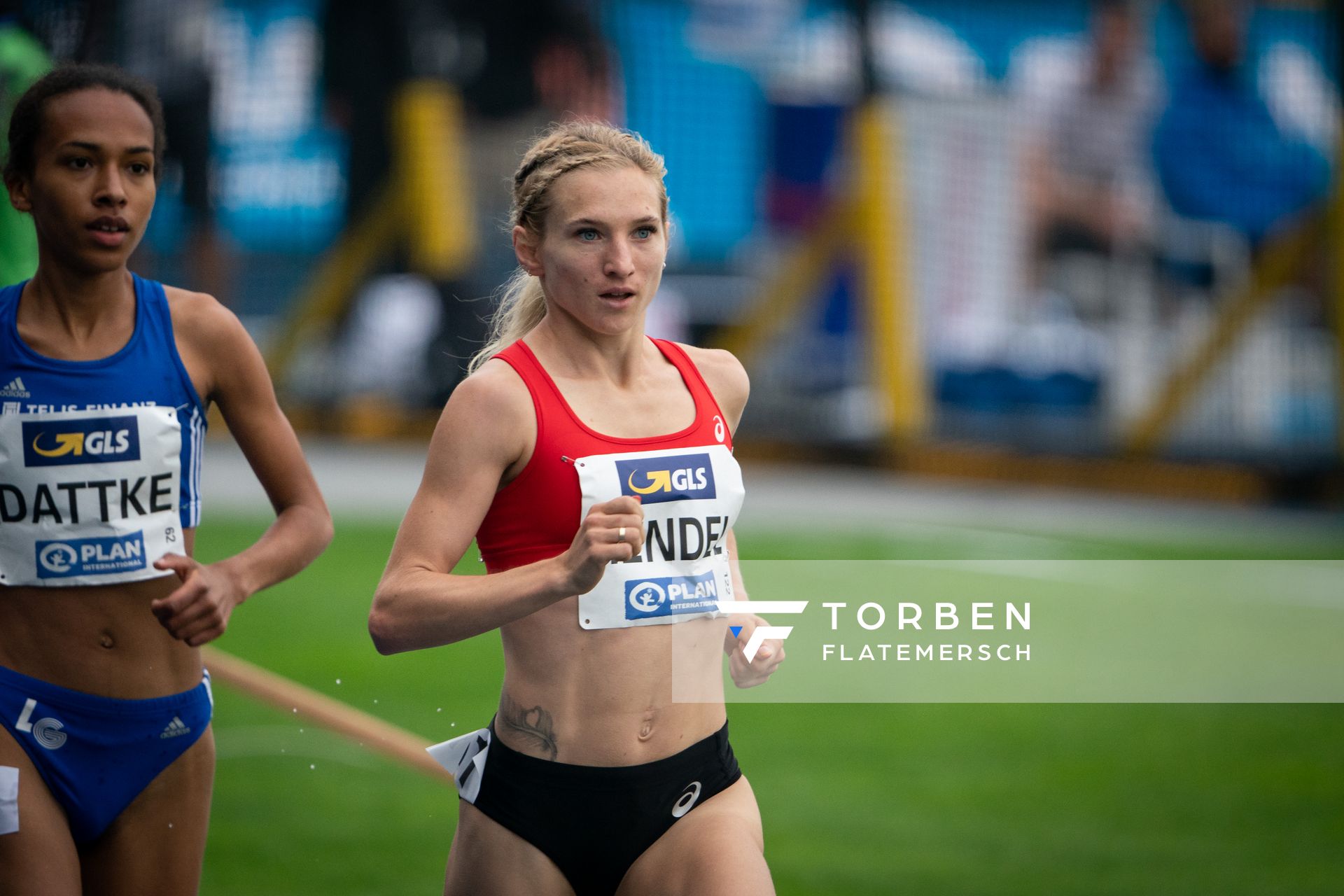 Kristina Hendel (LG Braunschweig) am 06.06.2021 waehrend den deutschen Leichtathletik-Meisterschaften 2021 im Eintracht-Stadion in Braunschweig