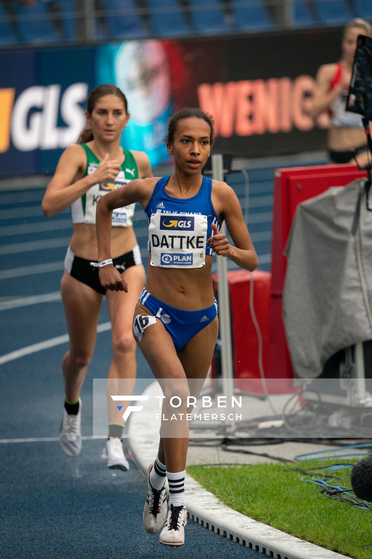 Miriam Dattke (LG TELIS FINANZ Regensburg) am 06.06.2021 waehrend den deutschen Leichtathletik-Meisterschaften 2021 im Eintracht-Stadion in Braunschweig