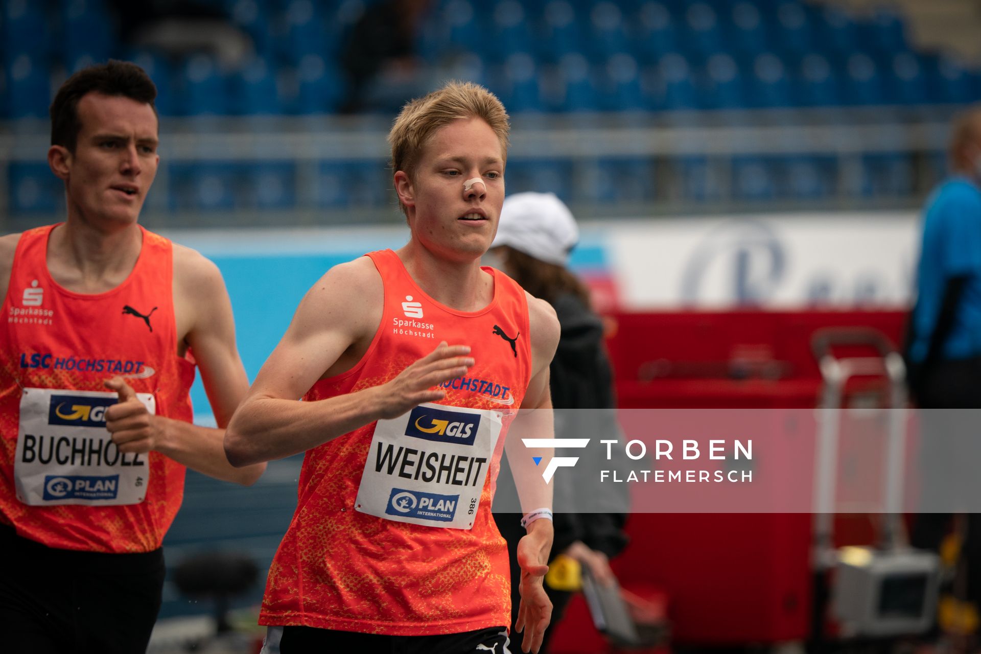 Brian Weisheit (LSC Hoechstadt/Aisch) am 06.06.2021 waehrend den deutschen Leichtathletik-Meisterschaften 2021 im Eintracht-Stadion in Braunschweig