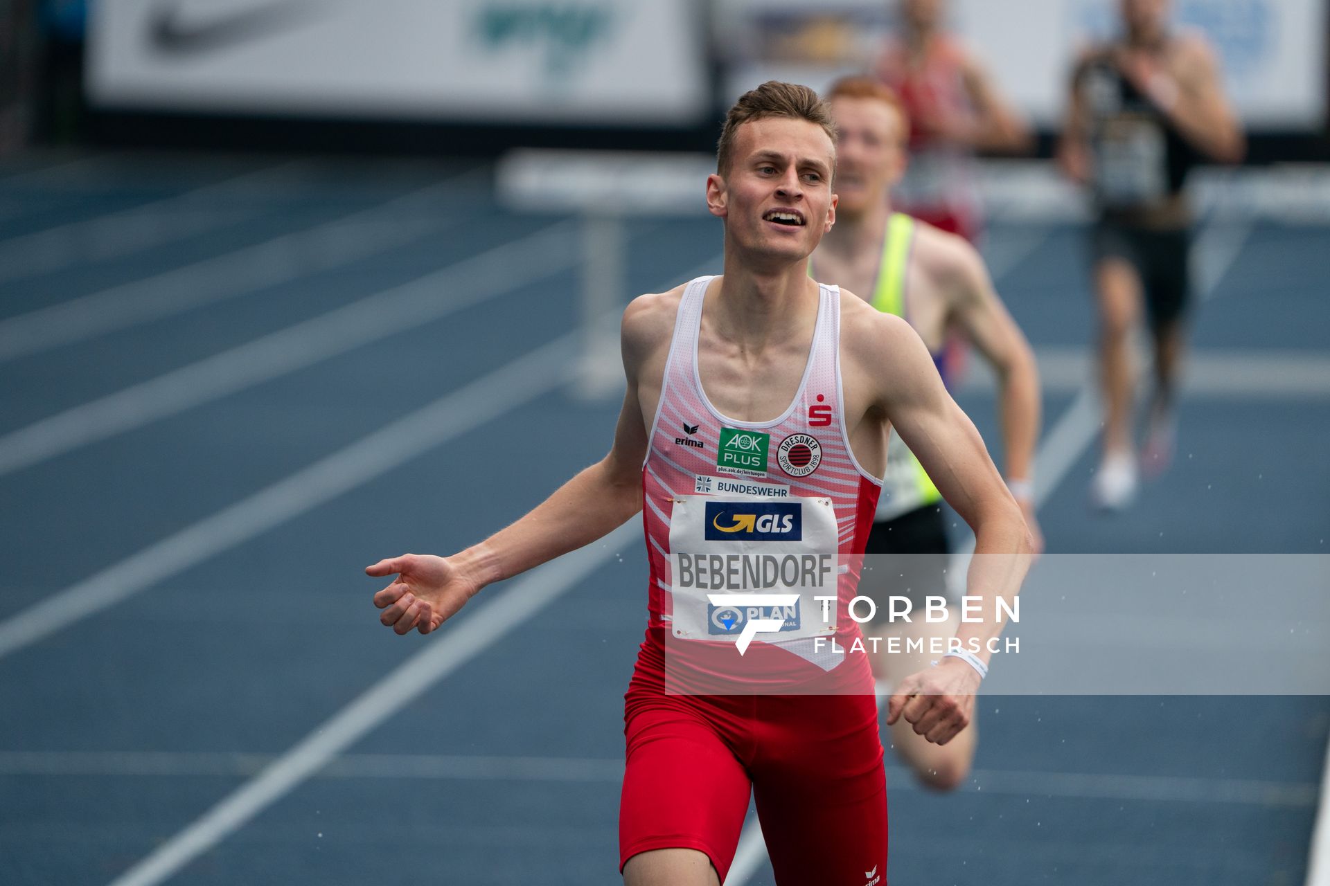 Karl Bebendorf (Dresdner SC 1898) am 06.06.2021 waehrend den deutschen Leichtathletik-Meisterschaften 2021 im Eintracht-Stadion in Braunschweig