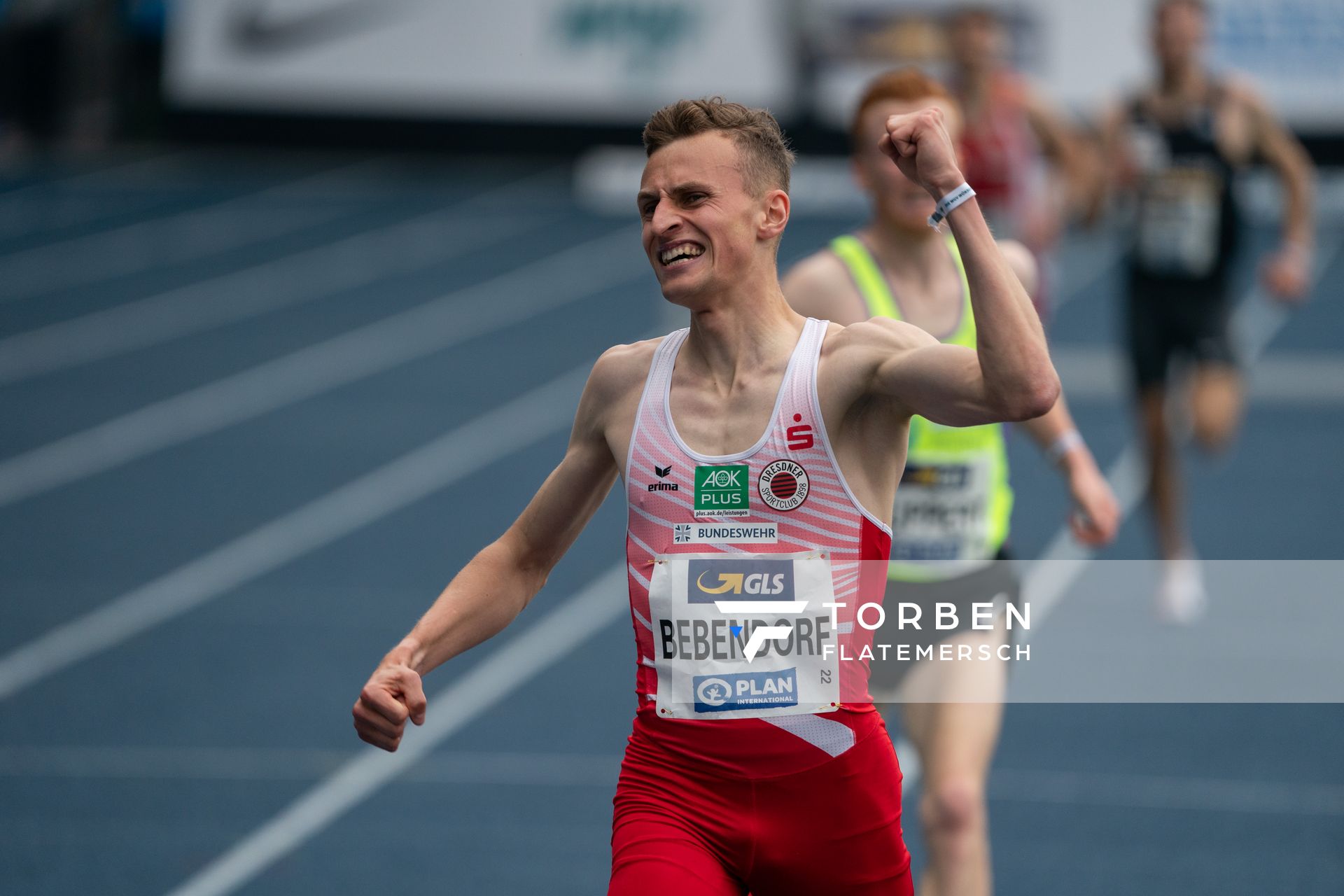 Karl Bebendorf (Dresdner SC 1898) am 06.06.2021 waehrend den deutschen Leichtathletik-Meisterschaften 2021 im Eintracht-Stadion in Braunschweig
