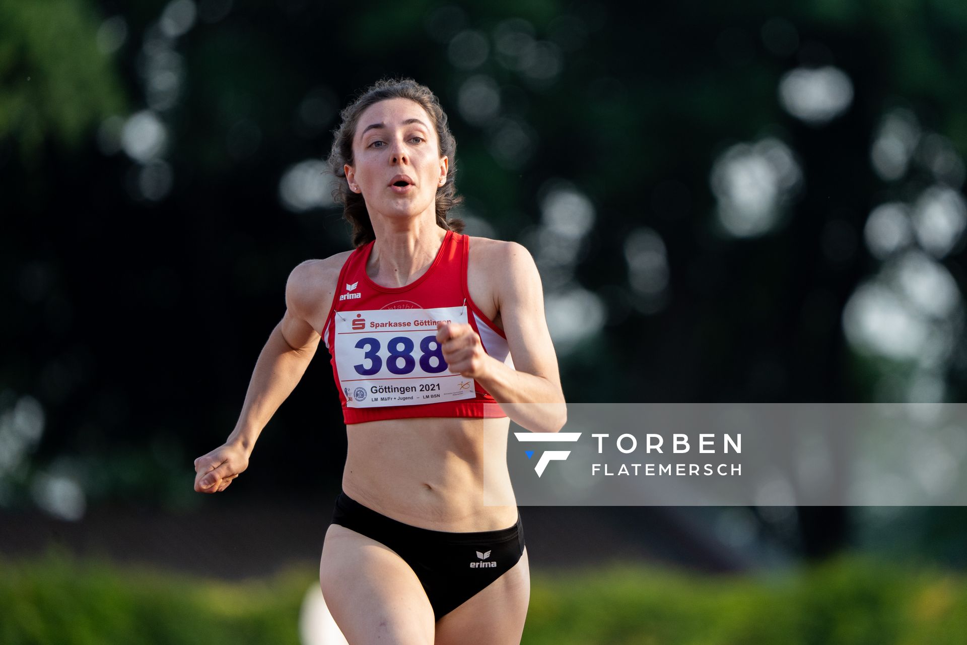 Marie Zepter (LG Osnabrueck) am 18.06.2021 waehrend den NLV + BLV Landesmeisterschaften im Jahnstadion in Göttingen