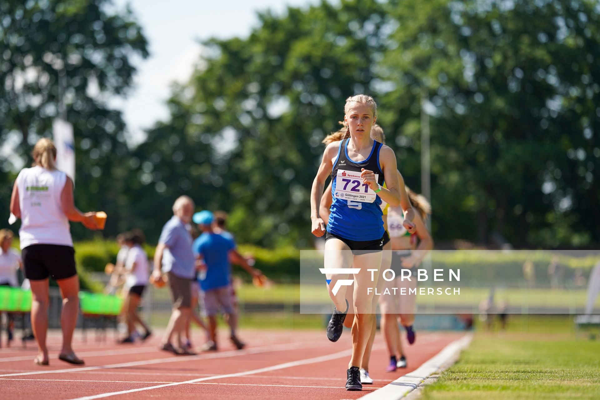 Ronja Funck (TV Jahn Walsrode) am 19.06.2021 waehrend den NLV + BLV Landesmeisterschaften im Jahnstadion in Göttingen