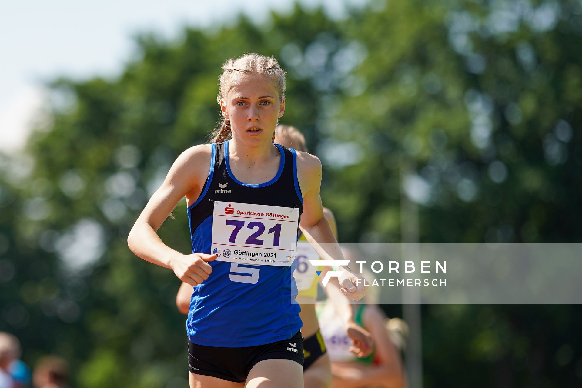 Ronja Funck (TV Jahn Walsrode) am 19.06.2021 waehrend den NLV + BLV Landesmeisterschaften im Jahnstadion in Göttingen
