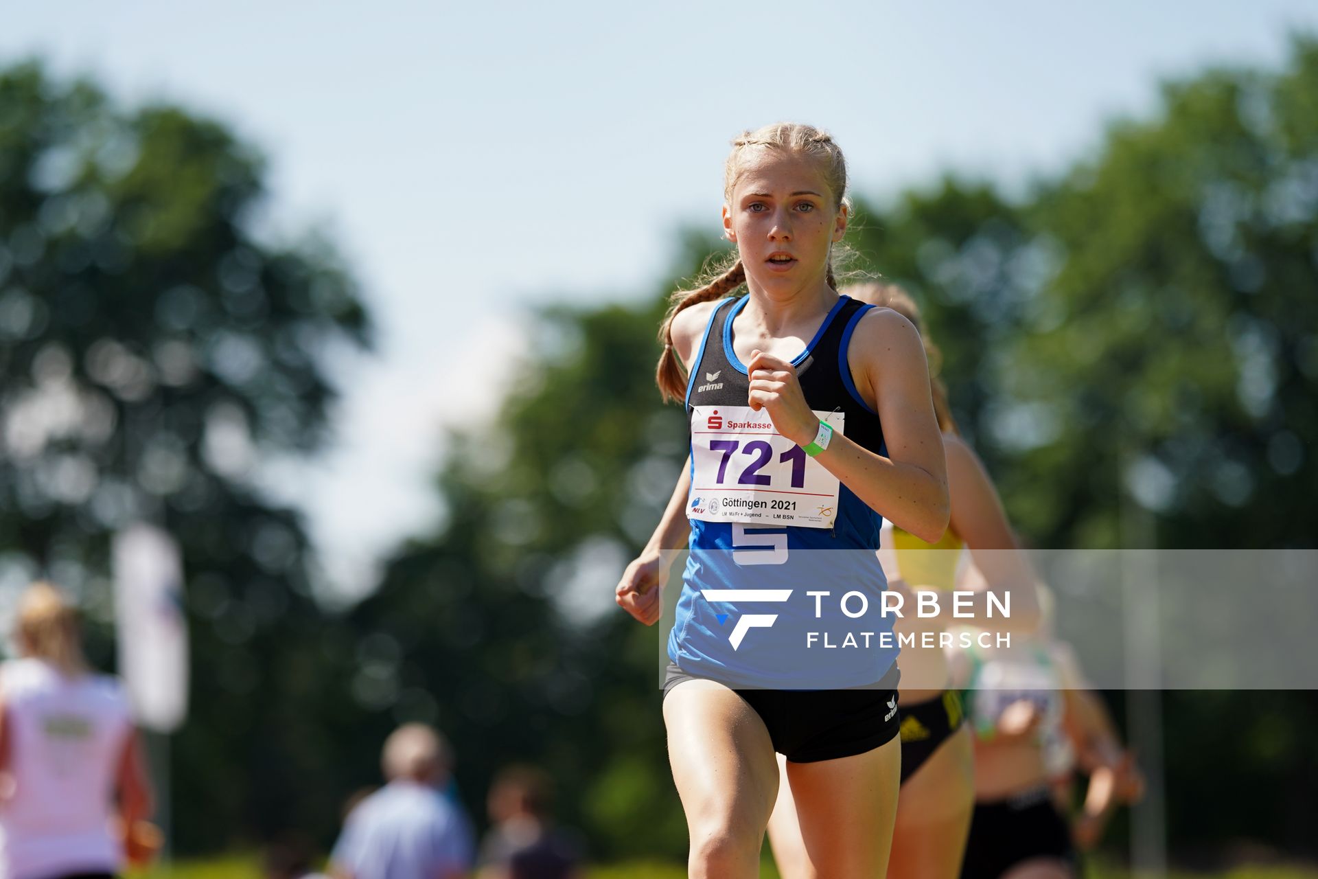 Ronja Funck (TV Jahn Walsrode) am 19.06.2021 waehrend den NLV + BLV Landesmeisterschaften im Jahnstadion in Göttingen