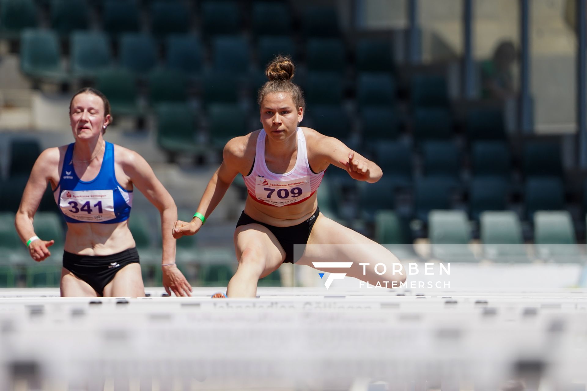 Johanna Paul (TuS Wunstorf) am 19.06.2021 waehrend den NLV + BLV Landesmeisterschaften im Jahnstadion in Göttingen