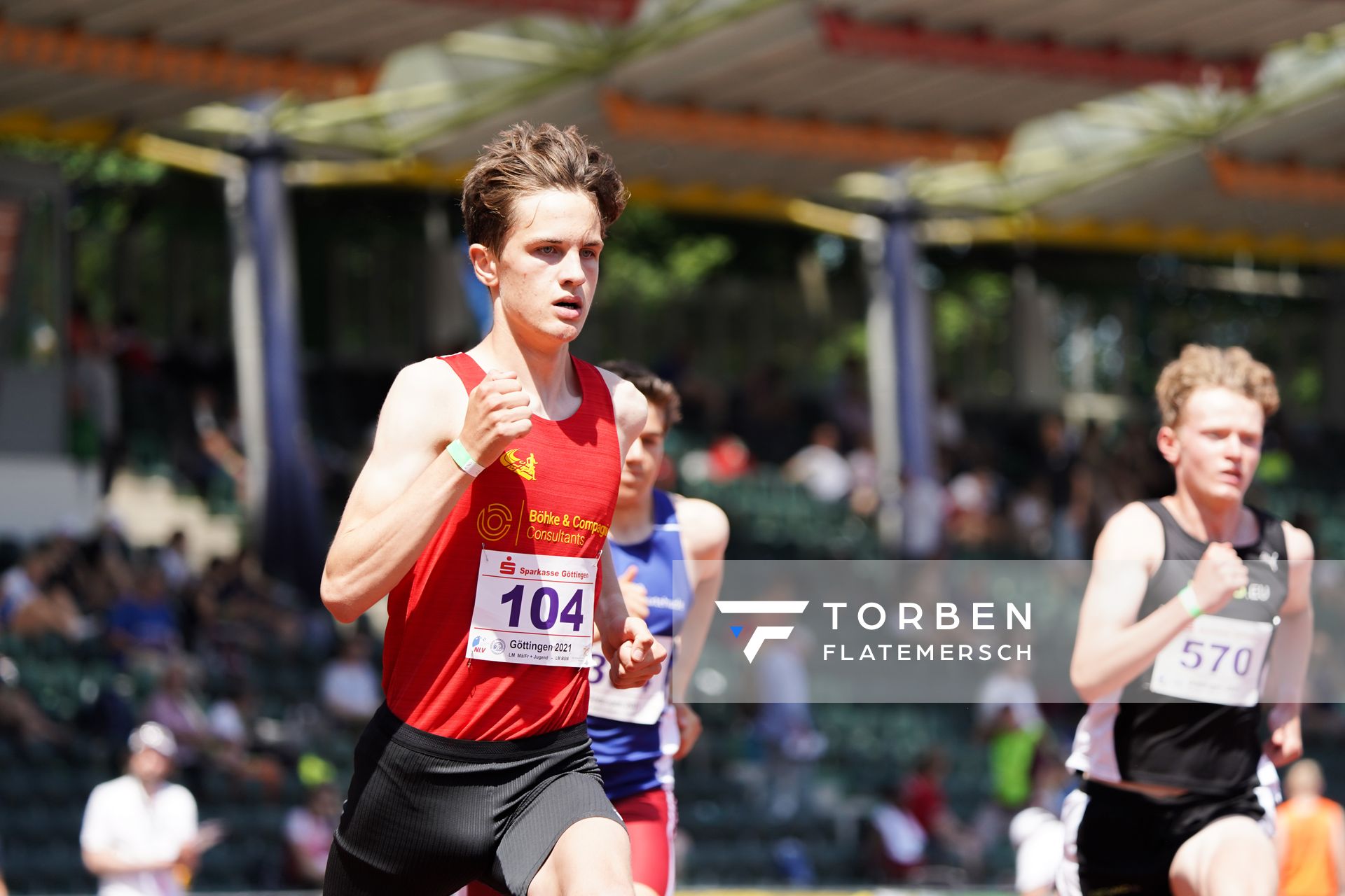 Tim Kalies (Braunschweiger Laufclub) am 19.06.2021 waehrend den NLV + BLV Landesmeisterschaften im Jahnstadion in Göttingen