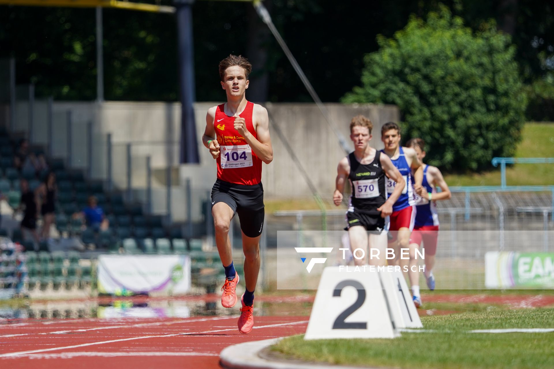 Tim Kalies (Braunschweiger Laufclub) am 19.06.2021 waehrend den NLV + BLV Landesmeisterschaften im Jahnstadion in Göttingen