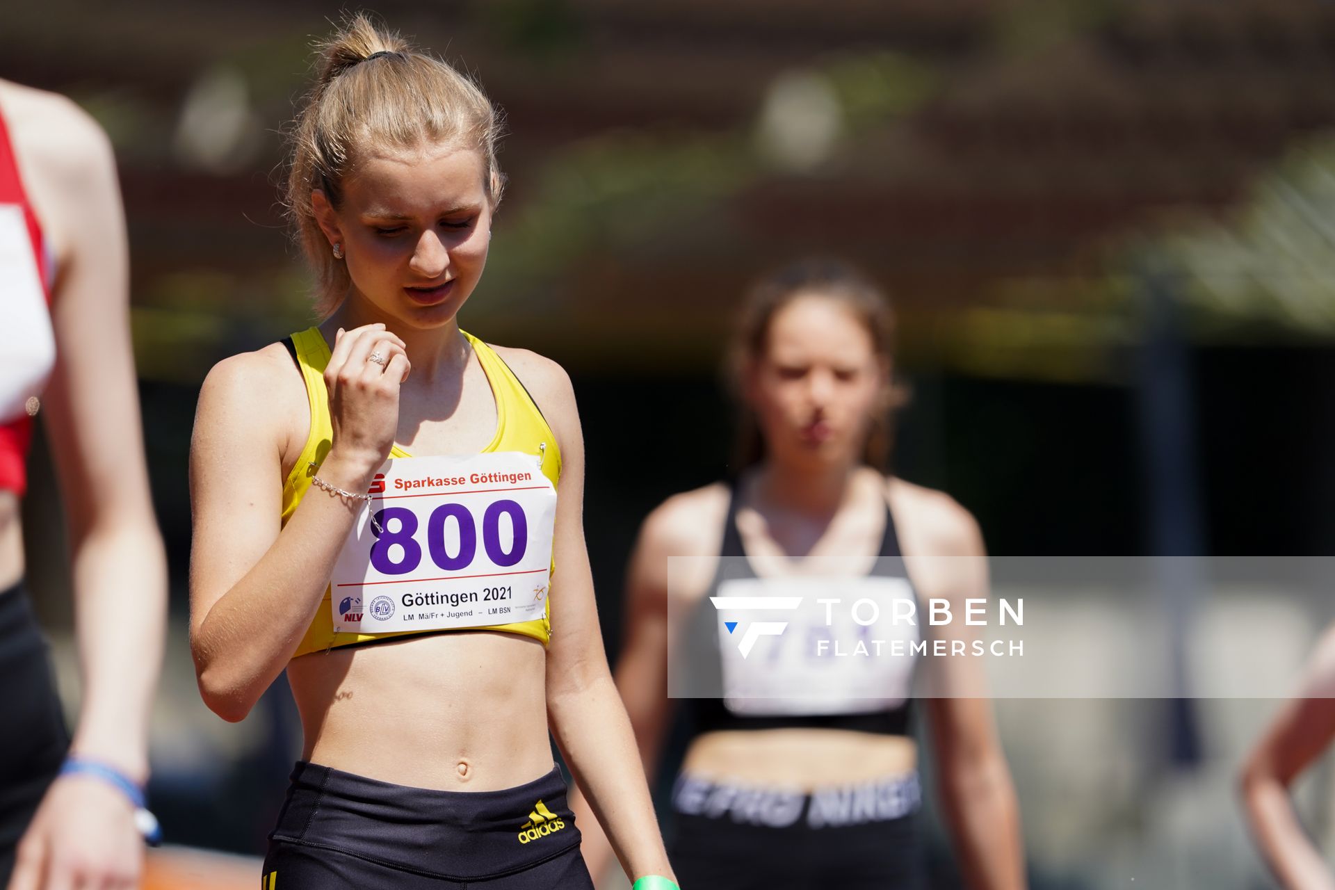 Sonja Richter (VfL Loeningen) am 19.06.2021 waehrend den NLV + BLV Landesmeisterschaften im Jahnstadion in Göttingen